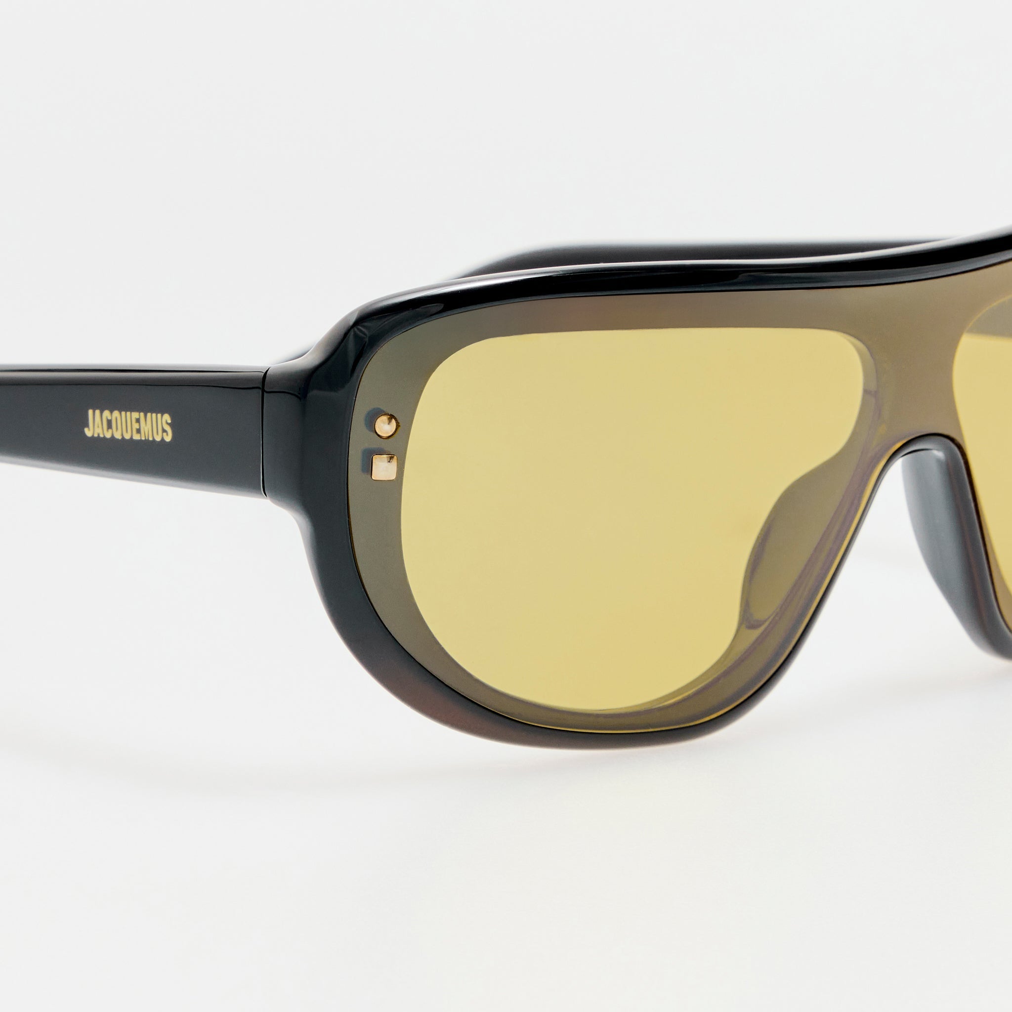 Havana Sunglasses in Black and Yellow - LINDA FARROW-Sunglasses-