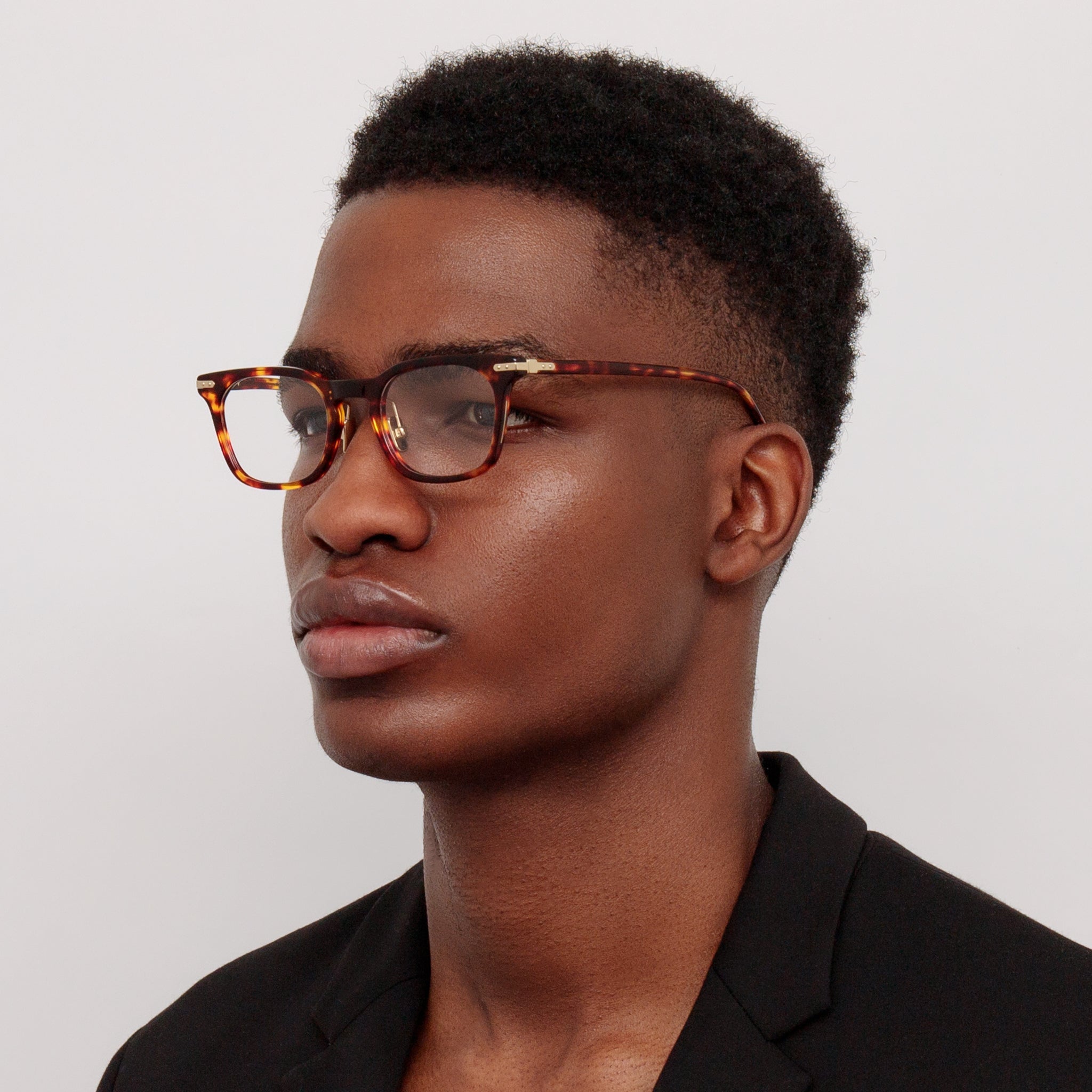 Hawkin Optical in Dark Tortoiseshell - LINDA FARROW - Optical Frame - 