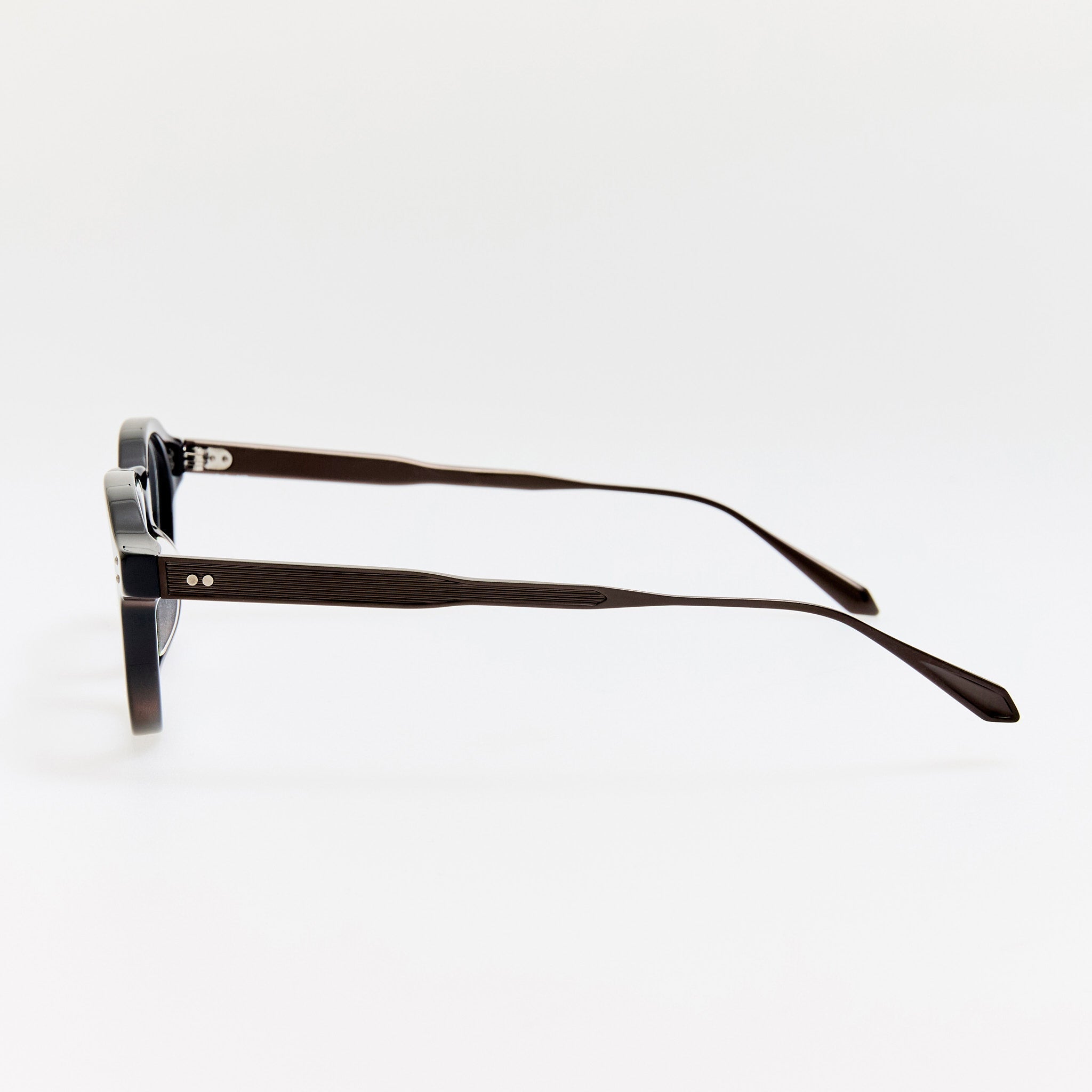 Heath Optical in Black Matt Nickel - LINDA FARROW - Optical Frame - 