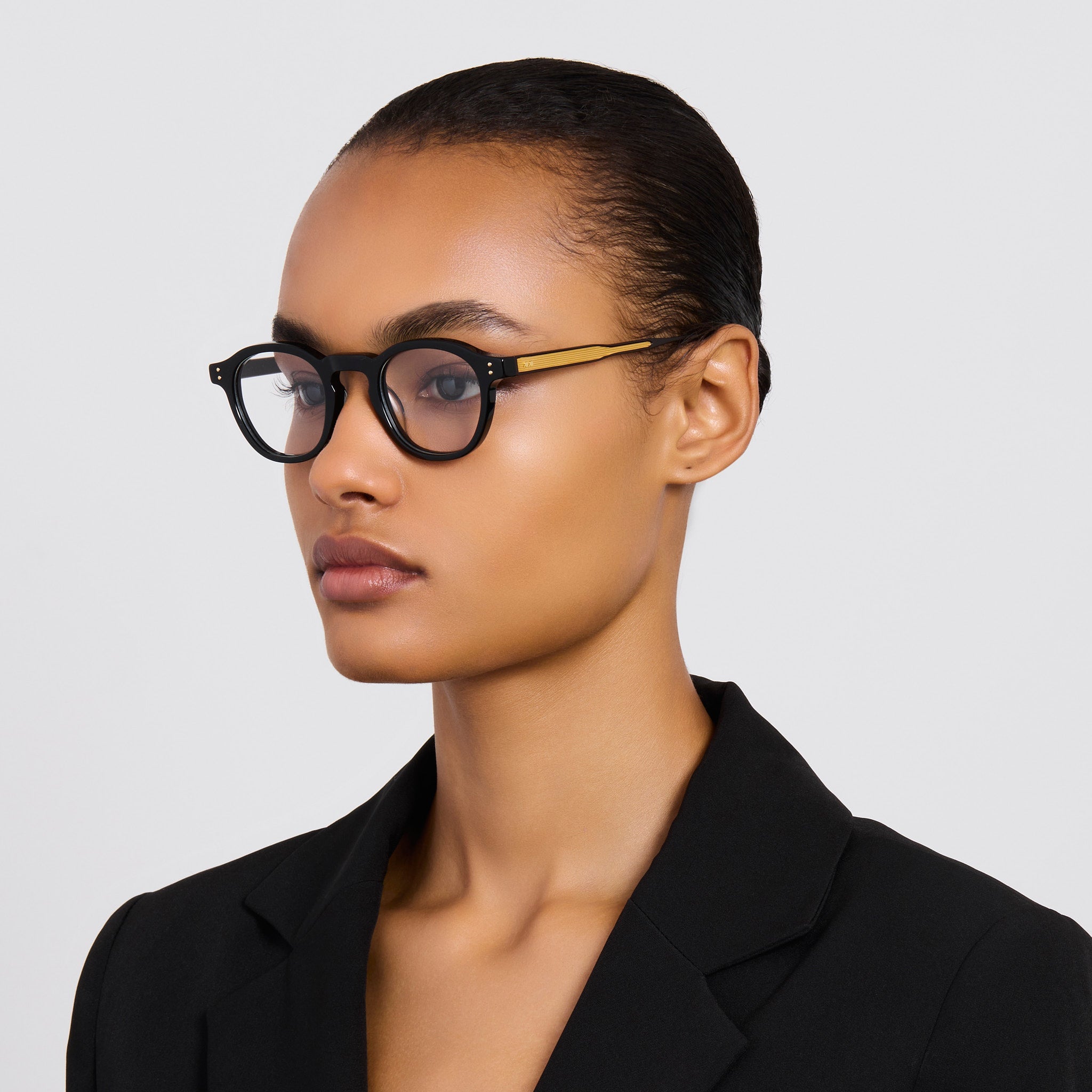 Heath Optical in Black - LINDA FARROW - Optical Frame - 