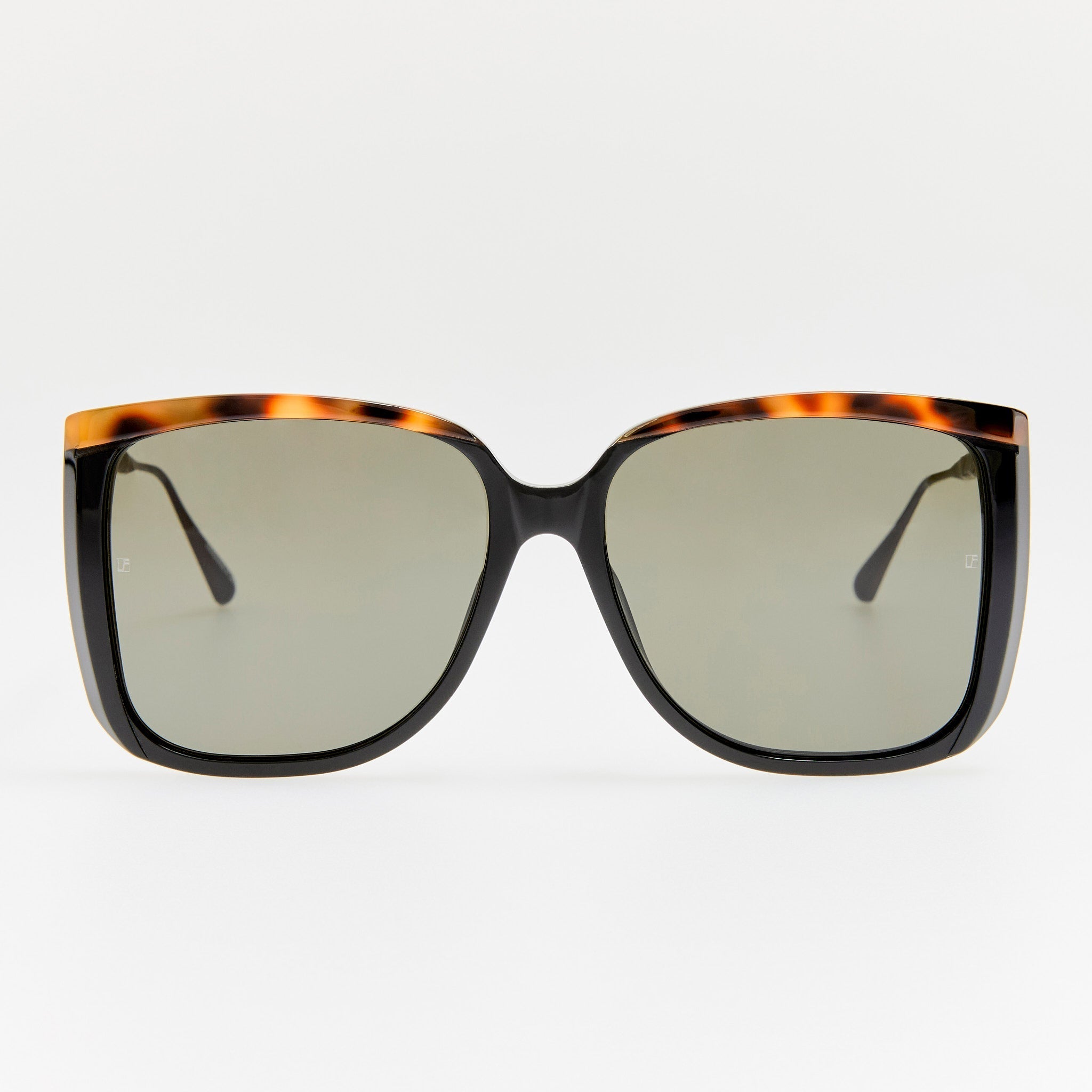 Helena Sunglasses in Black - LINDA FARROW - Sunglasses - 