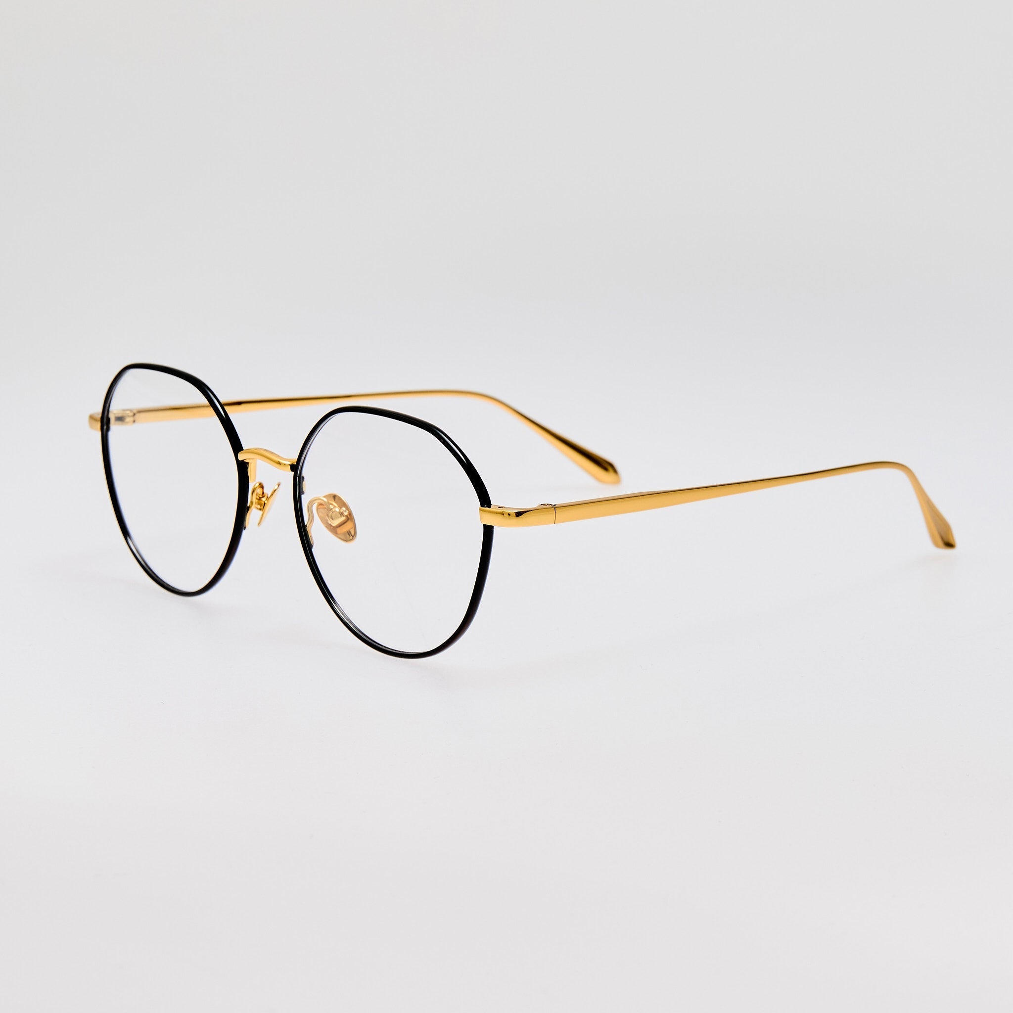 Isla Optical in 22K Yellow Gold - LINDA FARROW - Optical Frame - 