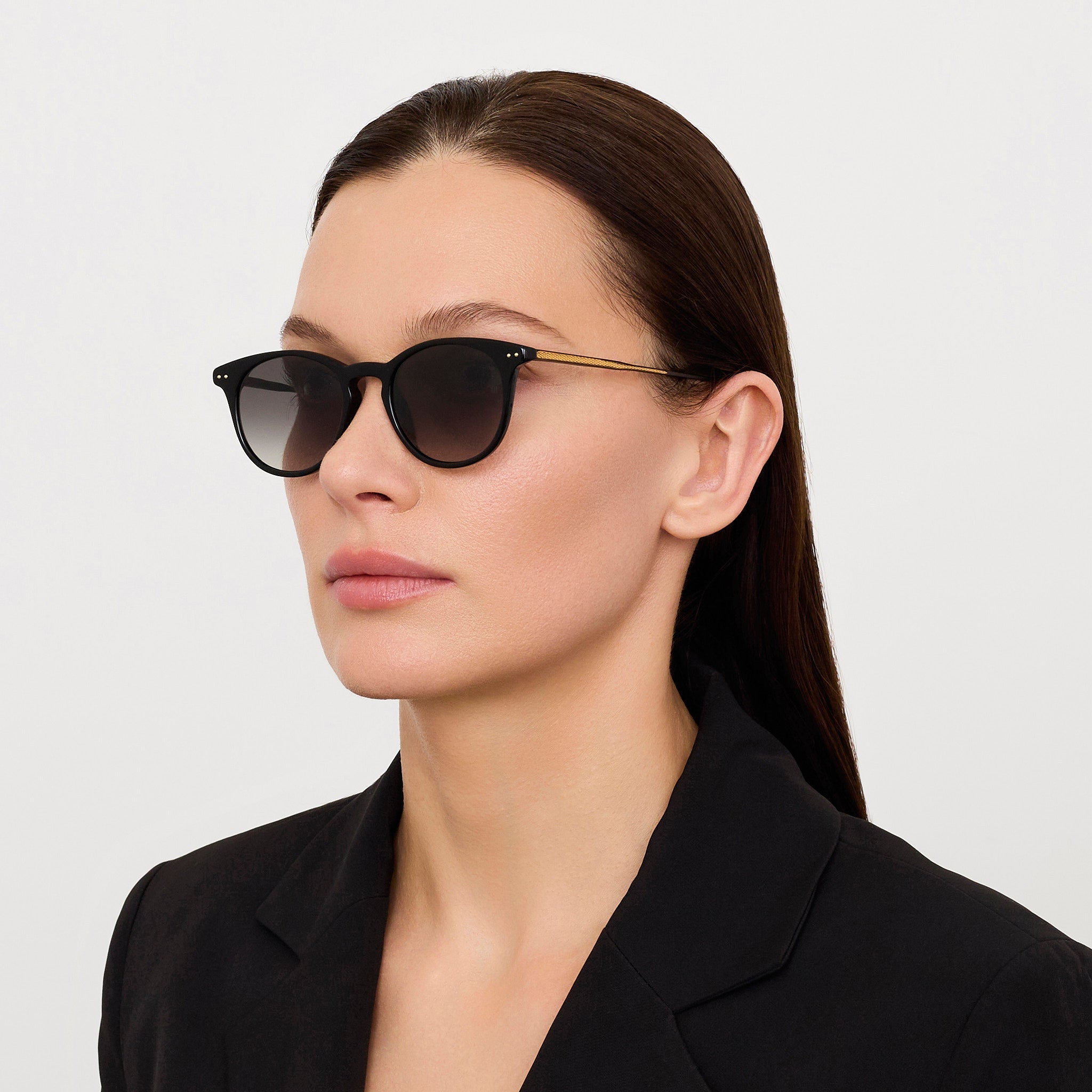 Jamie Sunglasses in Grey - LINDA FARROW - Sunglasses - 