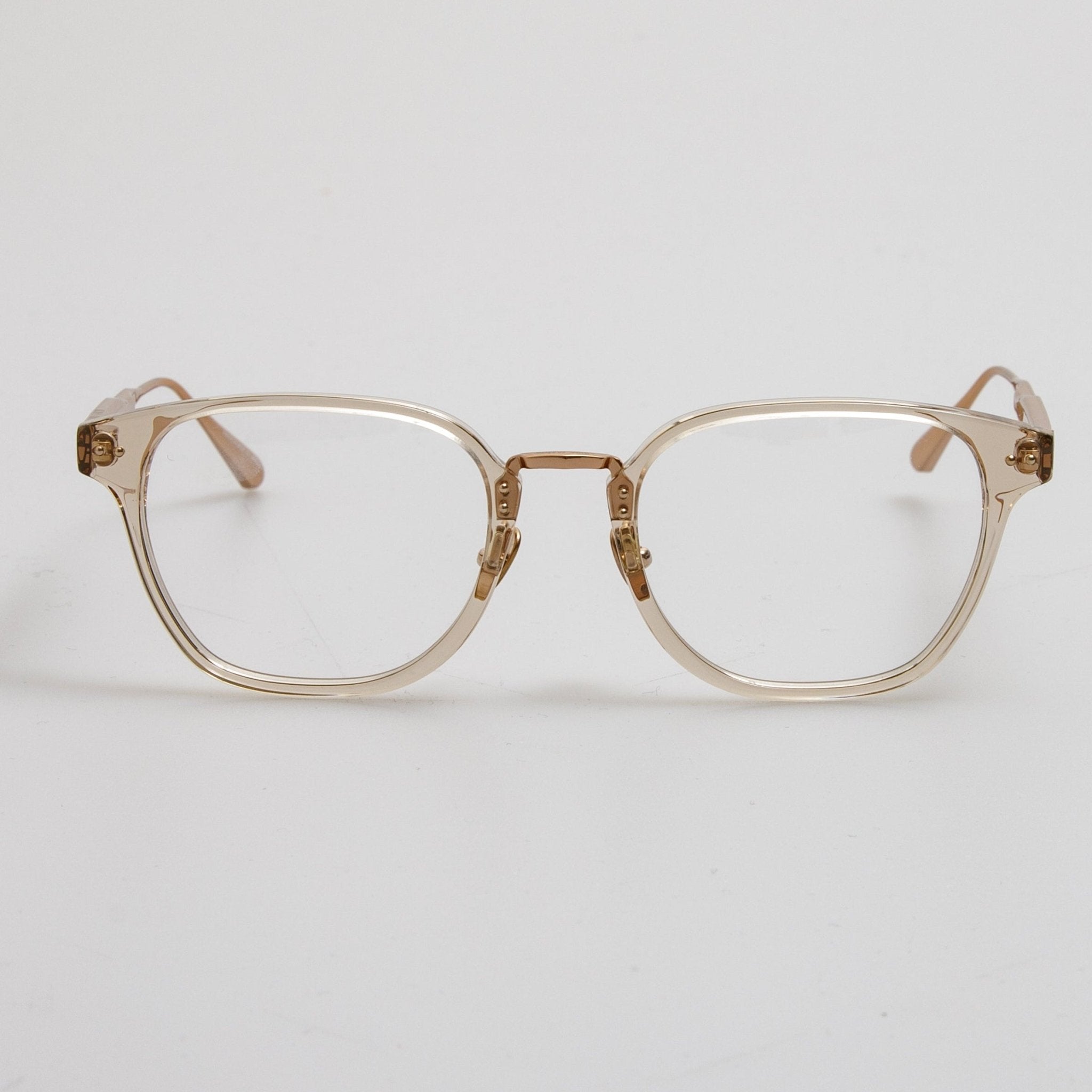 Jeffrey Optical Frame in Ash - LINDA FARROW - Optical Frame - 