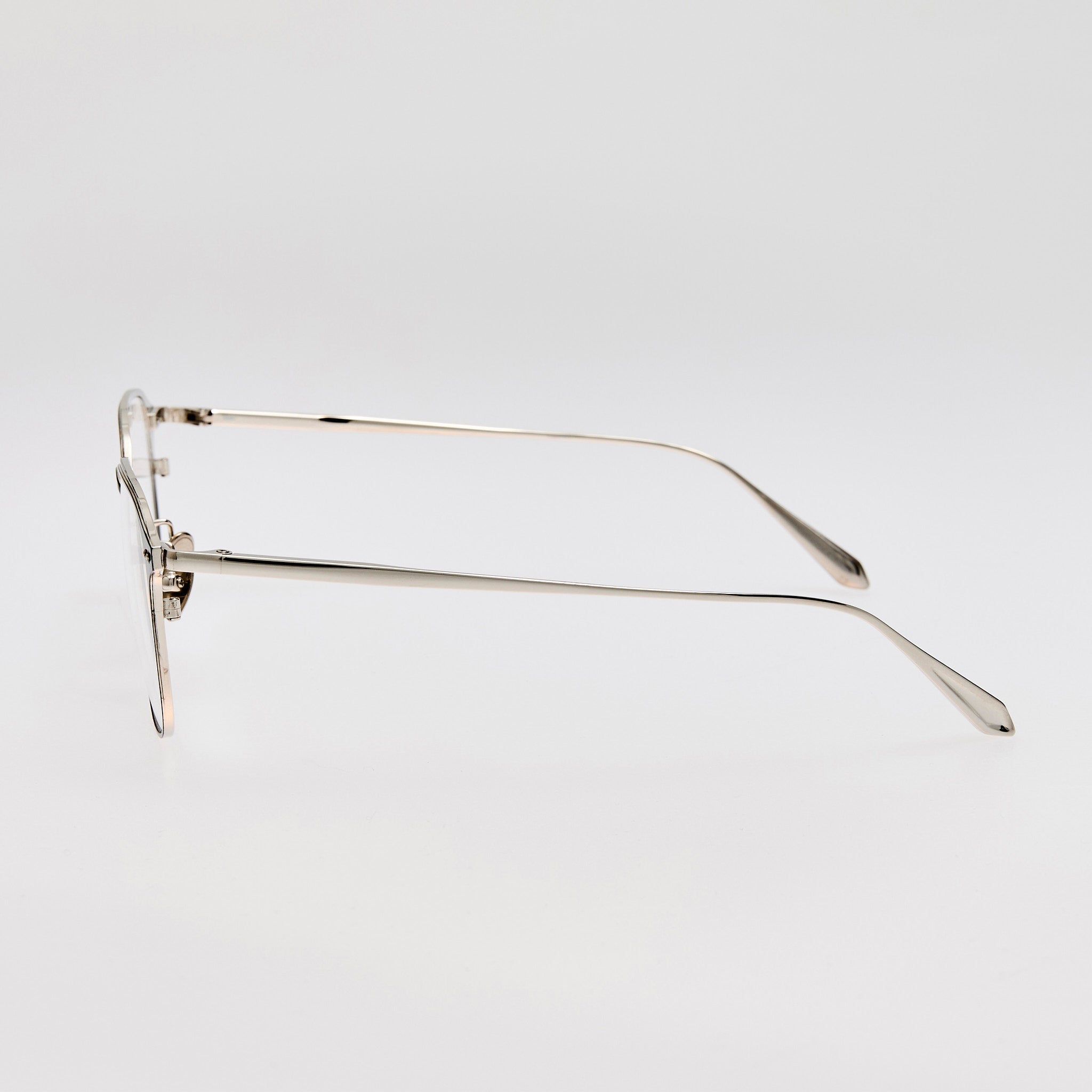 Jude Optical in 22K White Gold - LINDA FARROW - Optical Frame - 