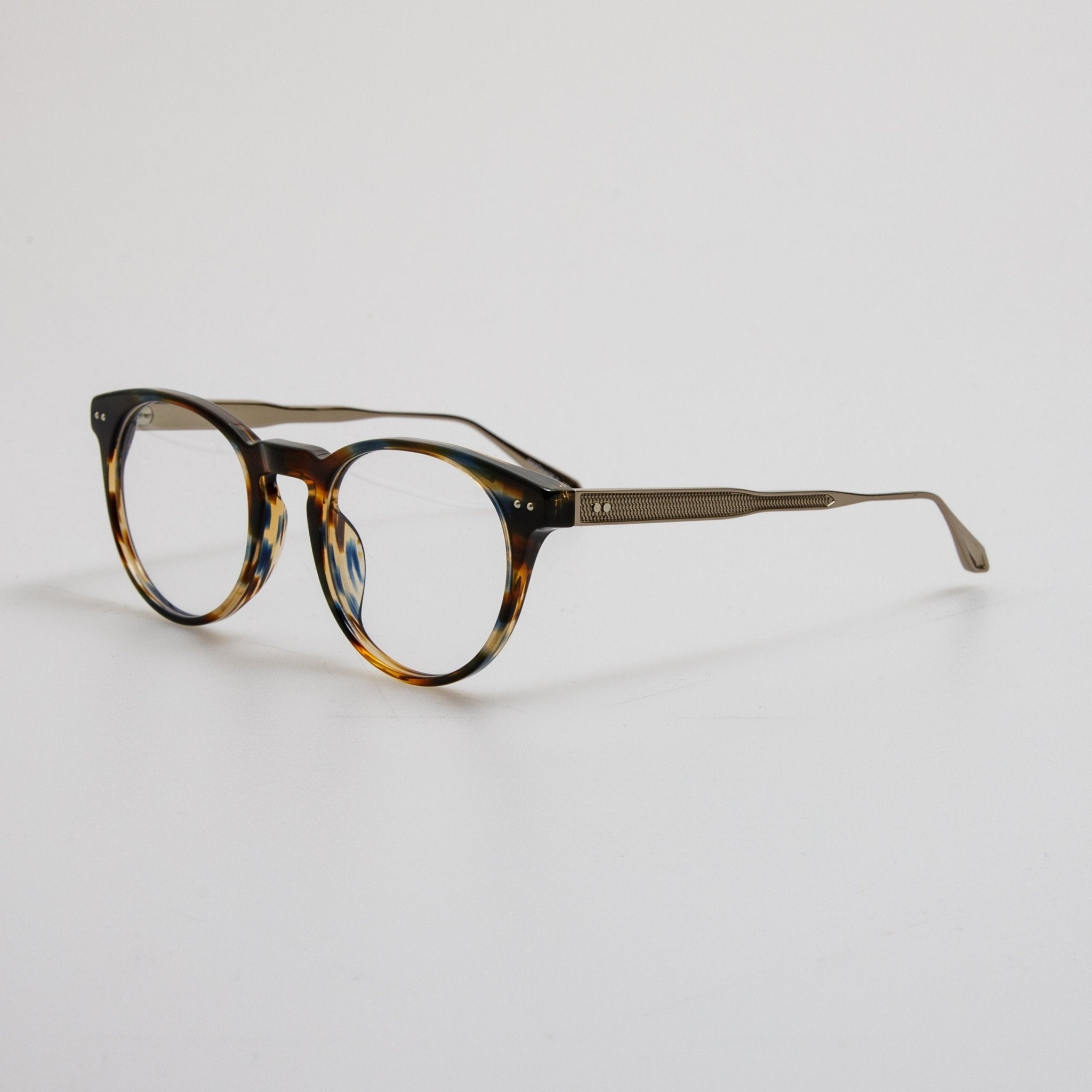 Kaan Oval Optical Frame in Earth Horn - LINDA FARROW - Optical Frame - 