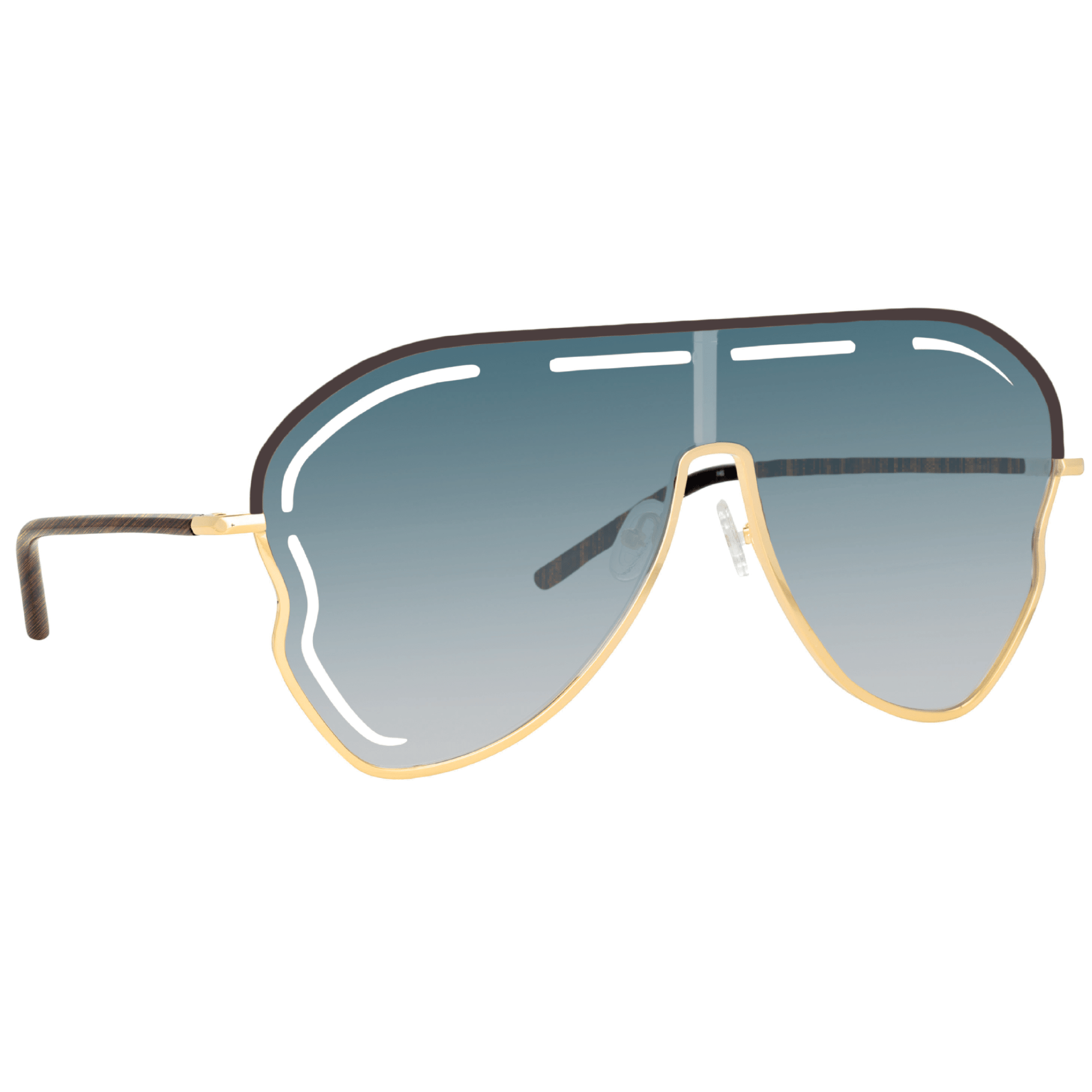 Kika Gardenia Sunglasses in Aqua - LINDA FARROW - Sunglasses - 