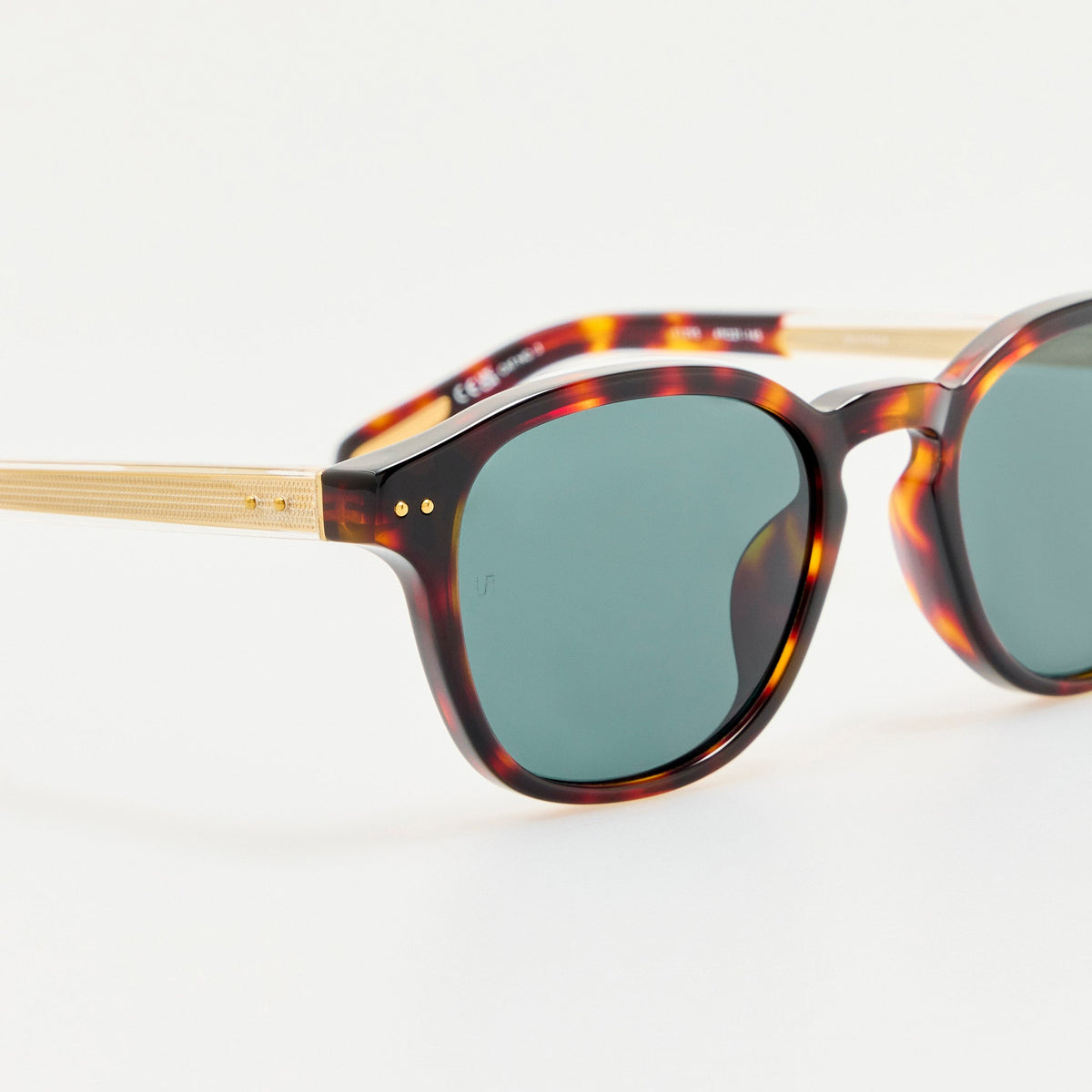 Kim Sunglasses in Tortoiseshell - LINDA FARROW-Sunglasses-