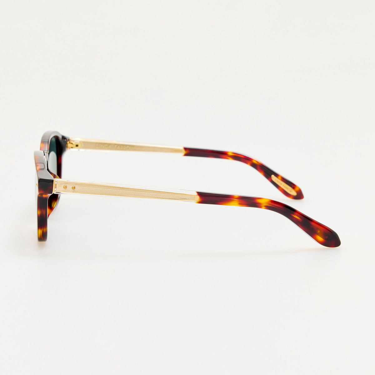 Kim Sunglasses in Tortoiseshell - LINDA FARROW-Sunglasses-