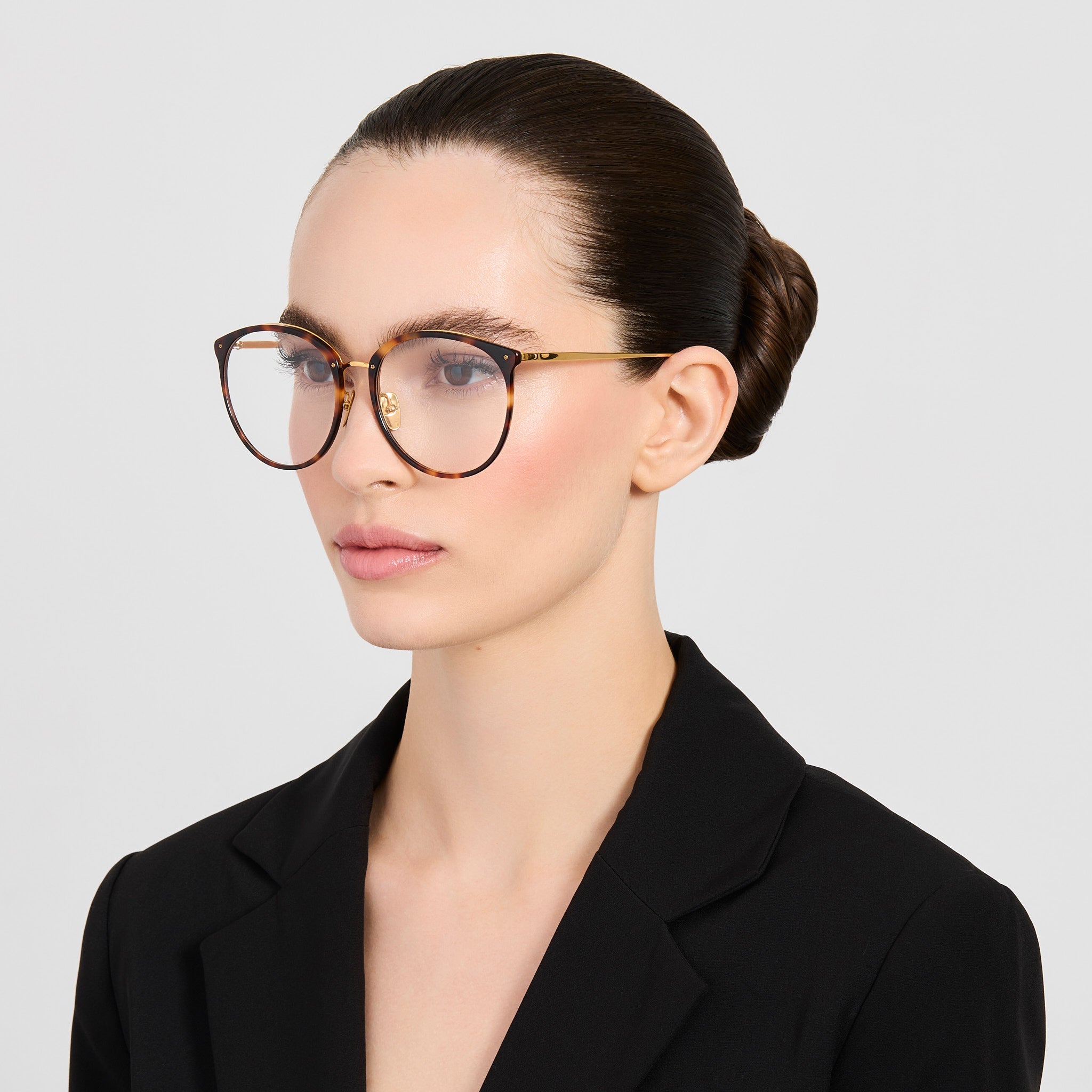 Kings Optical Frame in Tortoiseshell - LINDA FARROW-Optical Frame-