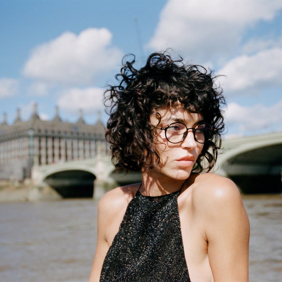 Kit Optical in 22K Gold and Black - LINDA FARROW-Optical Frame-