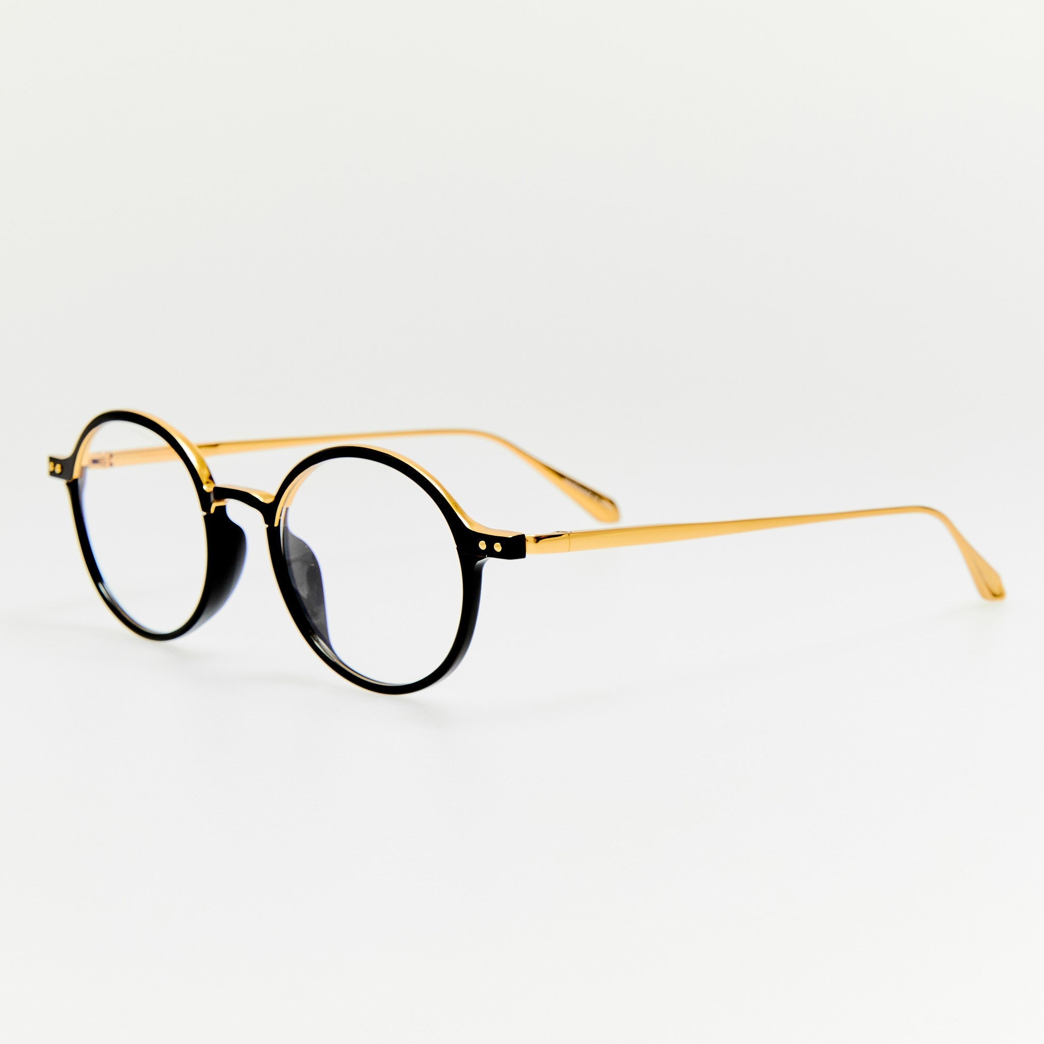 Kit Optical in 22K Gold and Black - LINDA FARROW - Optical Frame - 