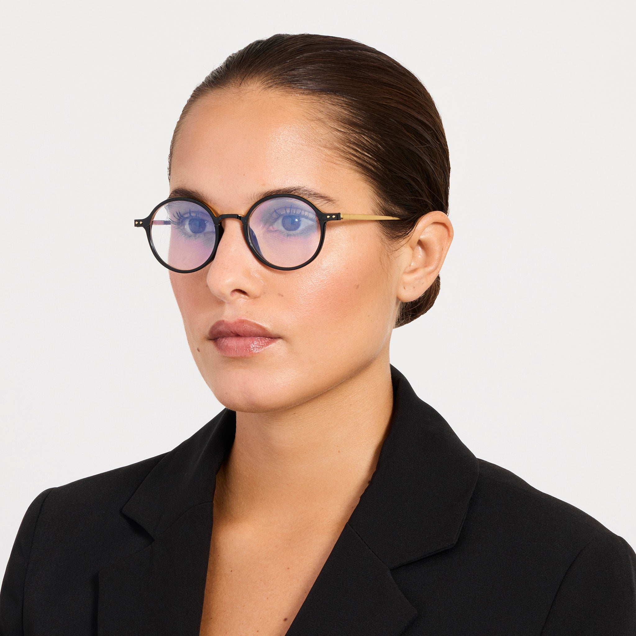 Kit Optical in 22K Gold and Black - LINDA FARROW - Optical Frame - 