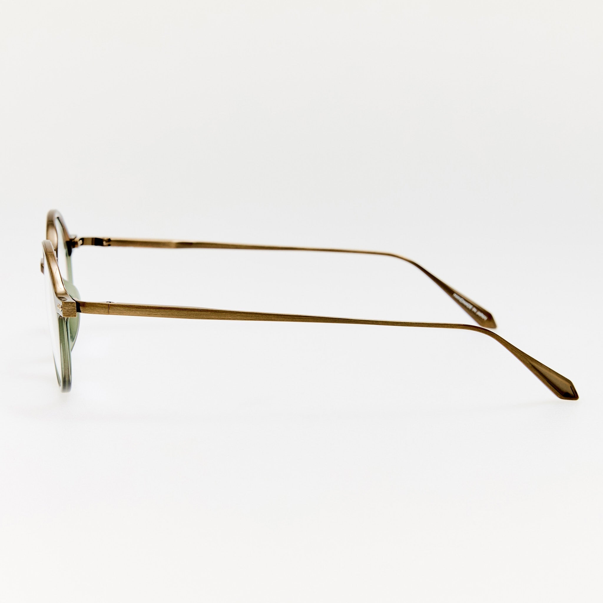 Kit Optical in Antique Gold and Green - LINDA FARROW - Optical Frame - 