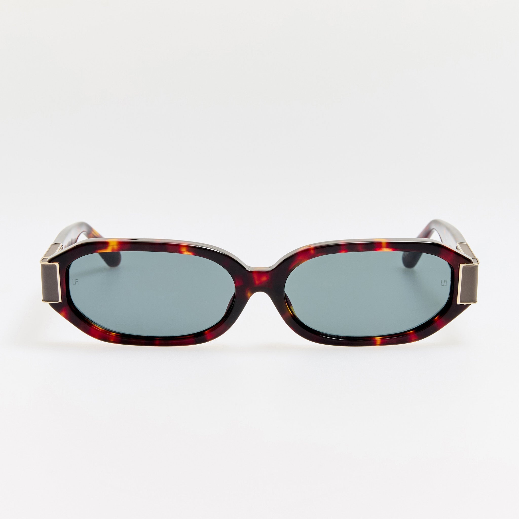Laura Sunglasses in Dark Tortoiseshell - LINDA FARROW - Sunglasses - 