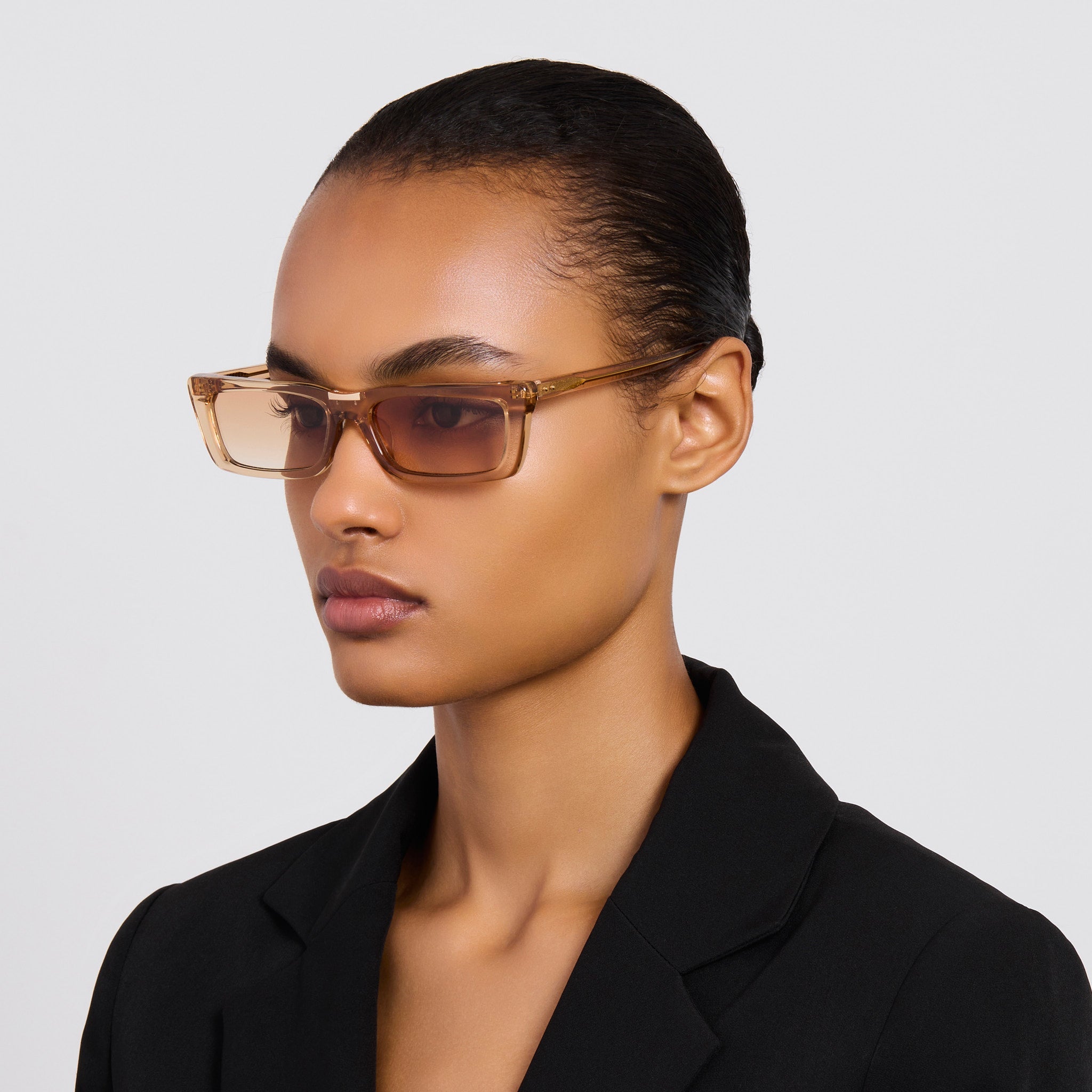 Lucia Sunglasses in Honey - LINDA FARROW - Sunglasses - 