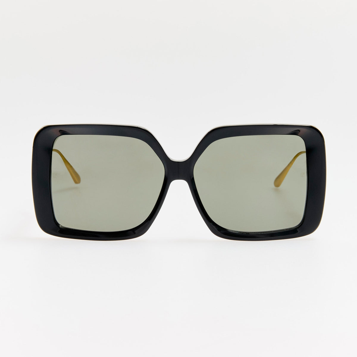 Macy Sunglasses in Black | LINDA FARROW Luxury Eyewear