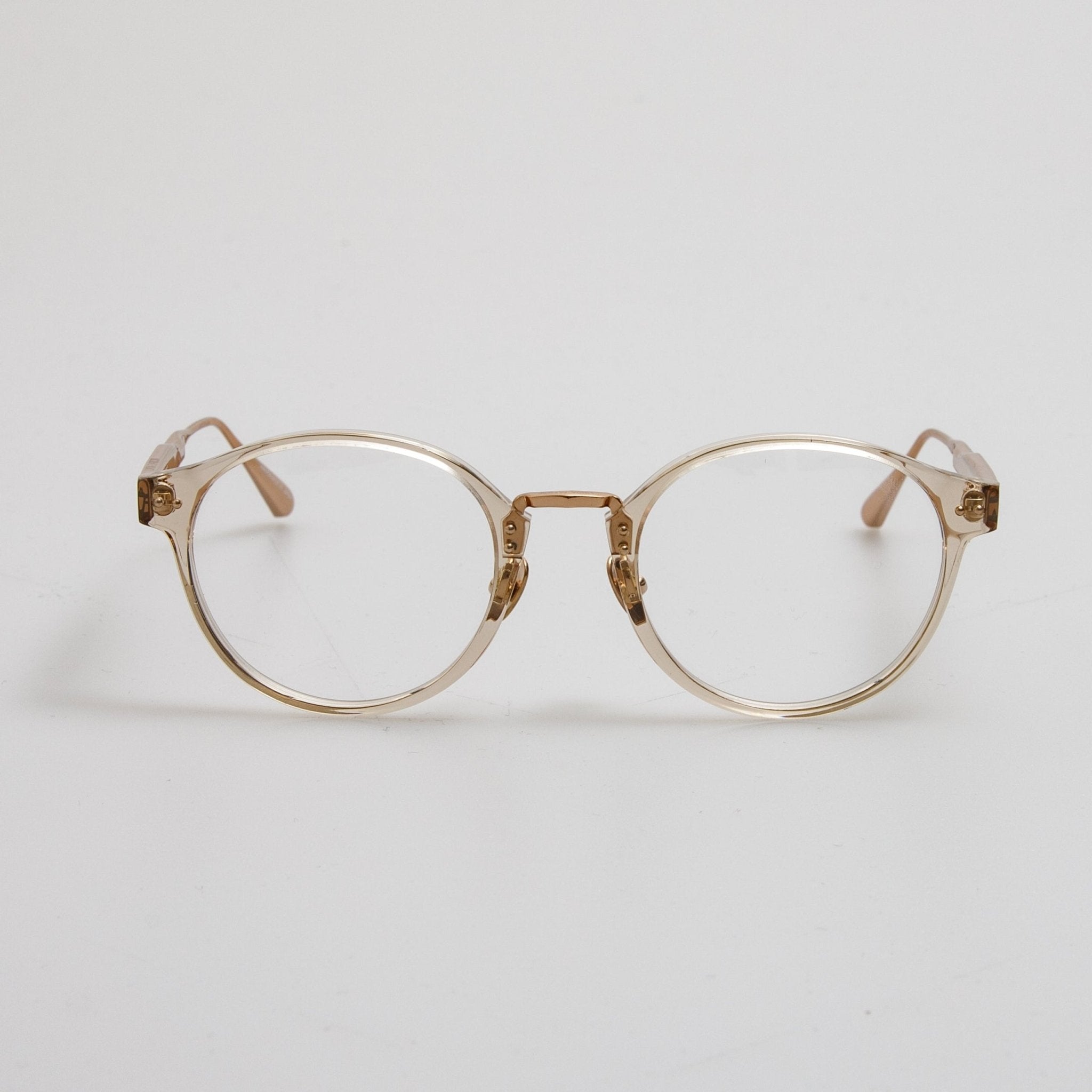 Marco Oval Optical Frame in Ash - LINDA FARROW - Optical Frame - 