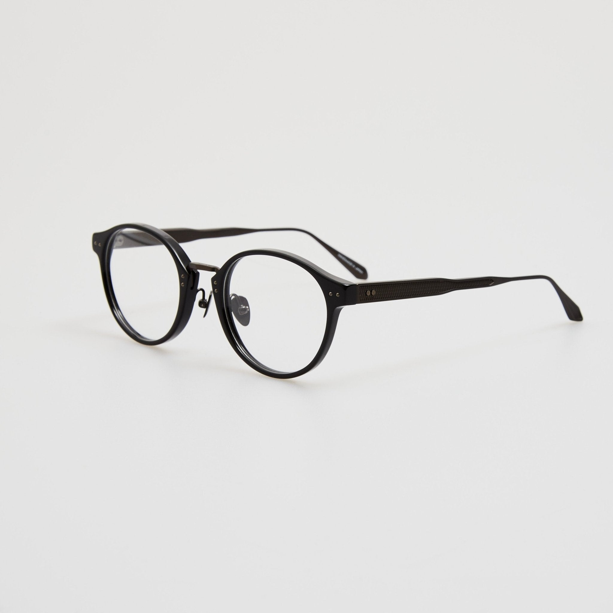 Marco Oval Optical Frame in Black Matt Nickel - LINDA FARROW - Optical Frame - 
