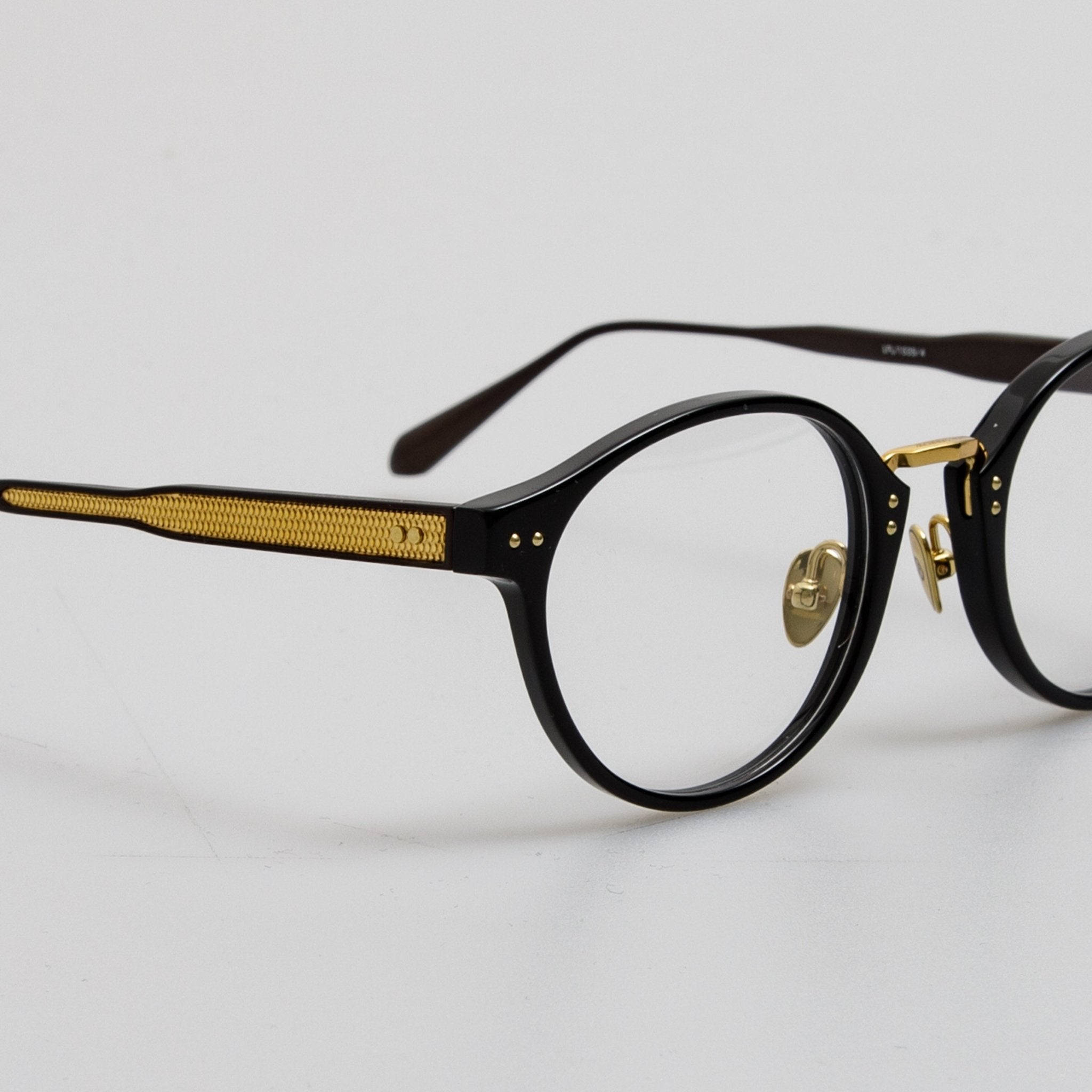 Marco Oval Optical Frame in Black - LINDA FARROW - Optical Frame - 
