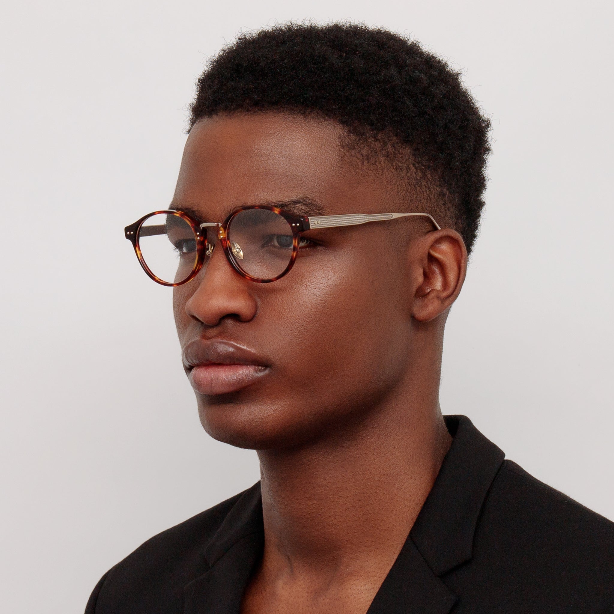 Marco Oval Optical Frame in Dark Tortoiseshell - LINDA FARROW - Optical Frame - 