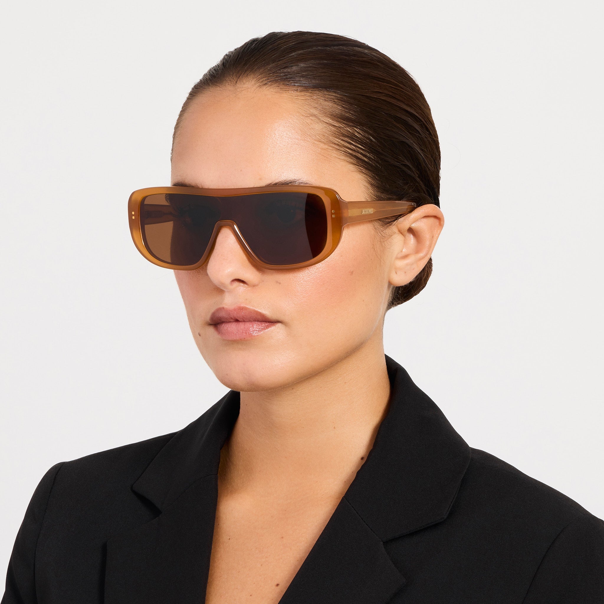 Masco Sunglasses in Caramel - LINDA FARROW-Sunglasses-
