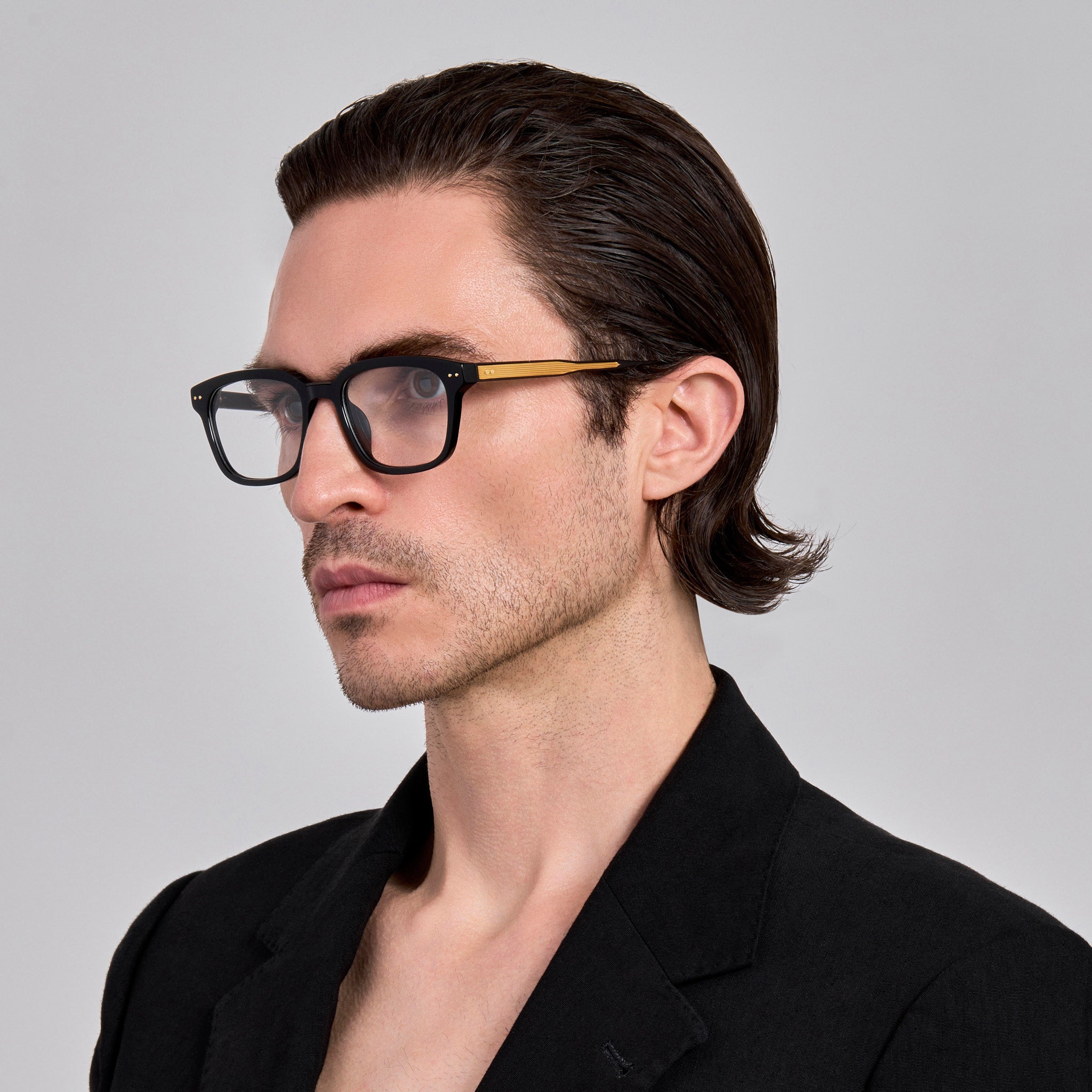 Mauro Optical in Black - LINDA FARROW - Optical Frame - 