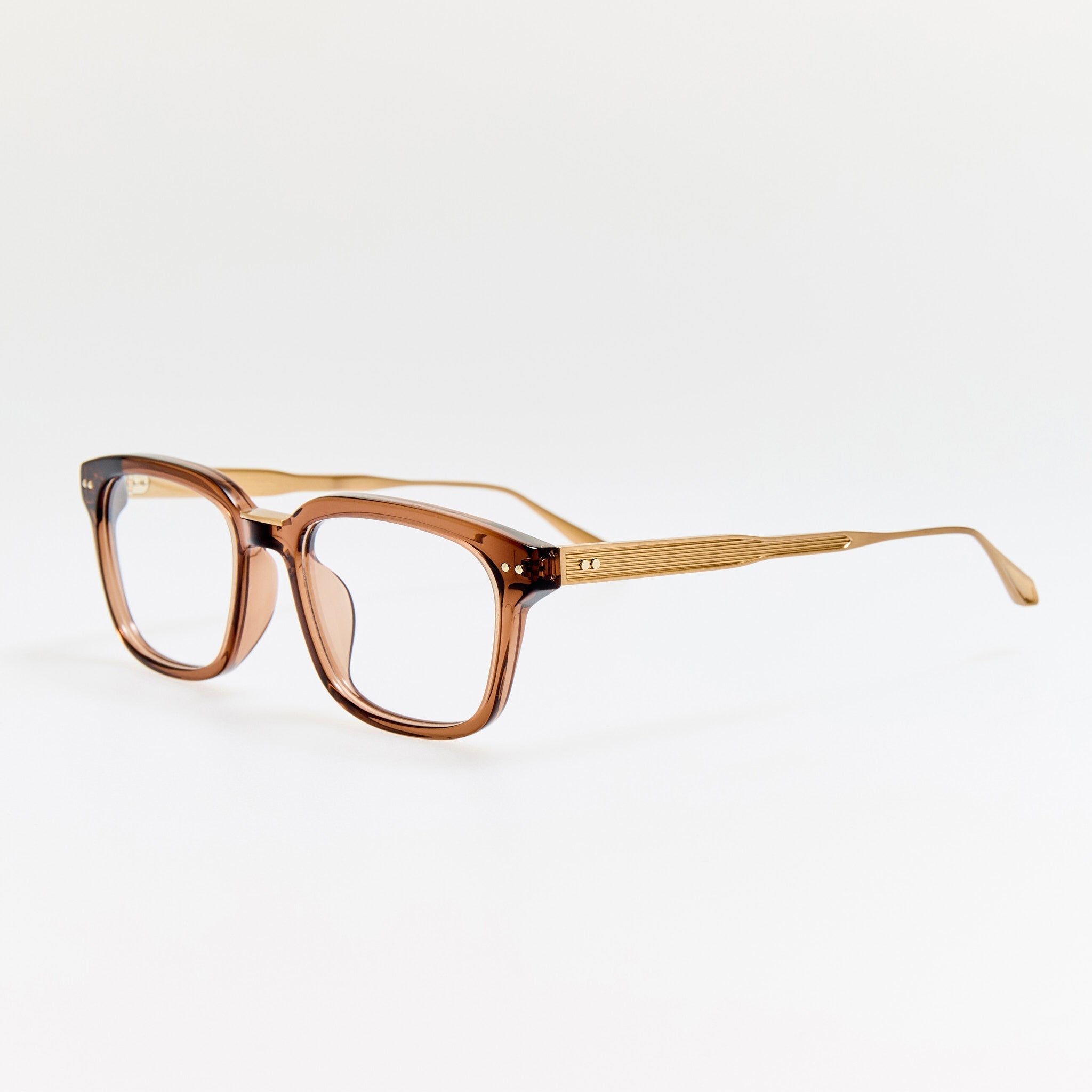 Mauro Optical in Brown - LINDA FARROW - Optical Frame - 