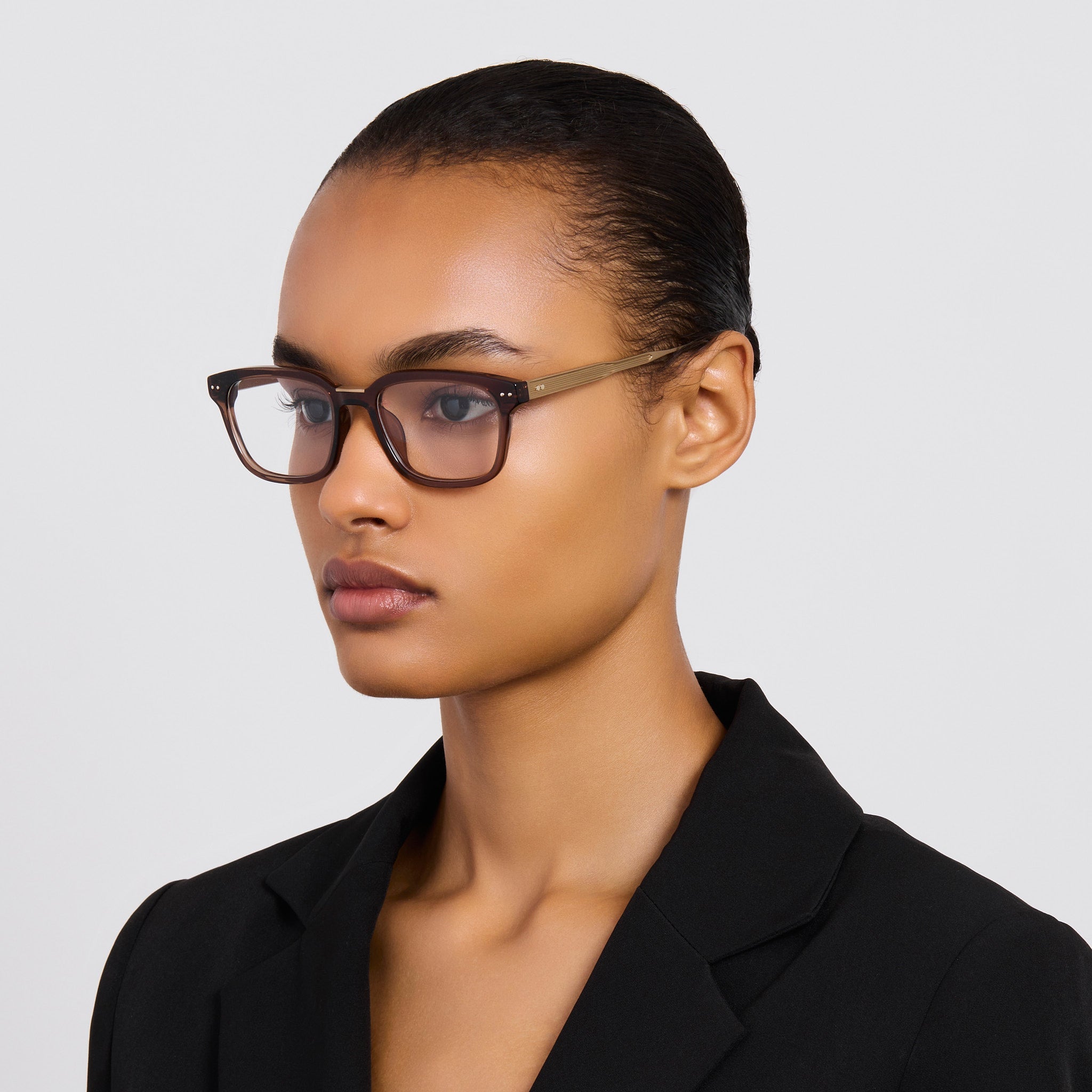 Mauro Optical in Brown - LINDA FARROW - Optical Frame - 