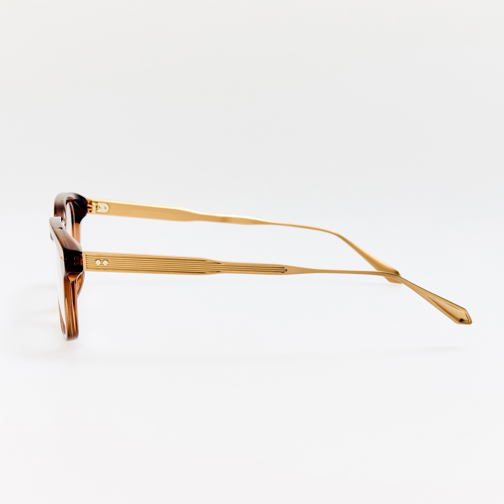 Mauro Optical in Brown - LINDA FARROW - Optical Frame - 