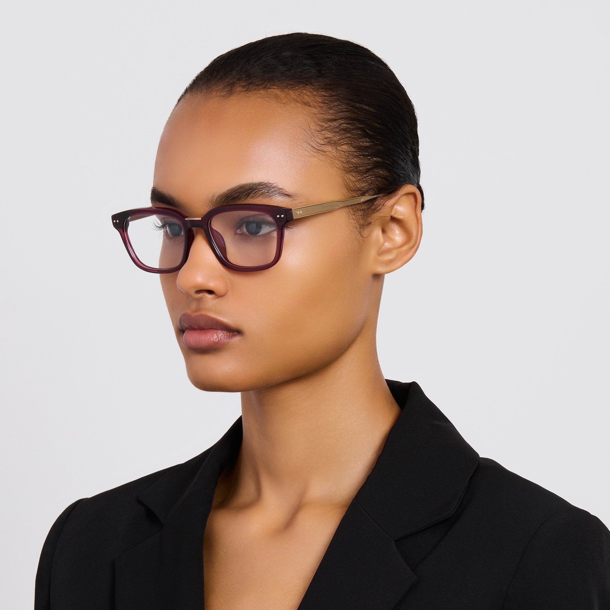 Mauro Optical in Wine - LINDA FARROW - Optical Frame - 