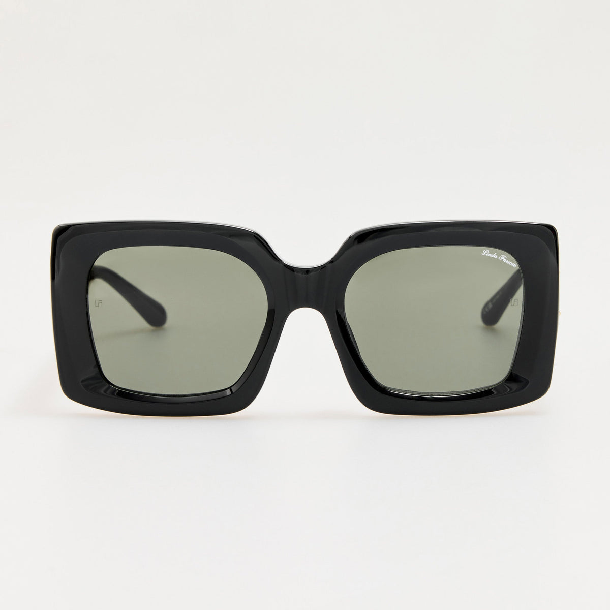 Melba Sunglasses in Black - LINDA FARROW-Sunglasses-