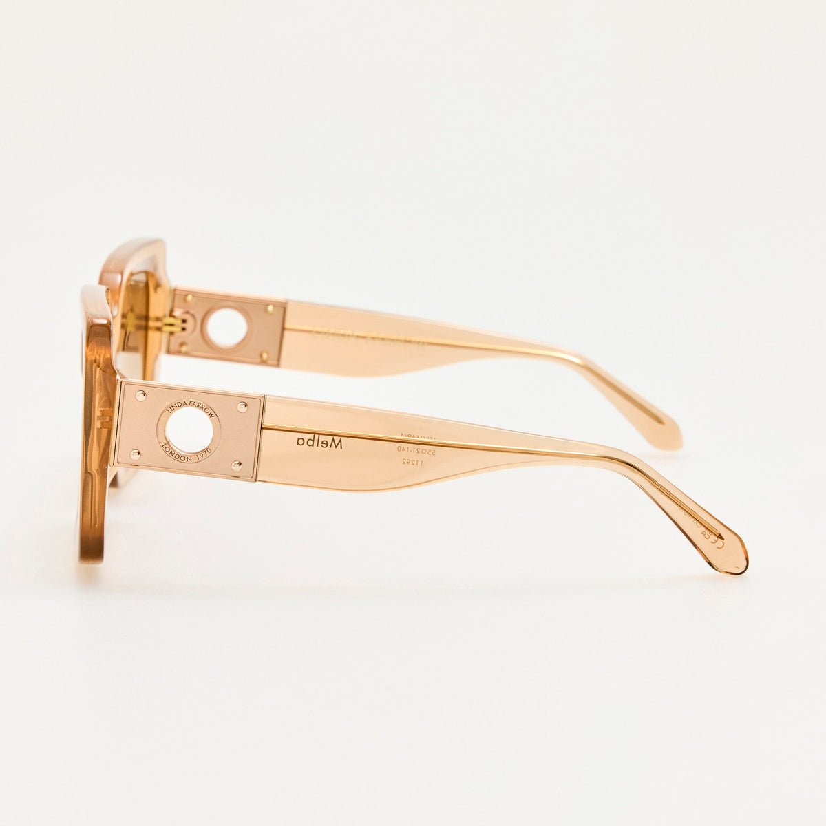 Melba Sunglasses in Honey - LINDA FARROW-Sunglasses-
