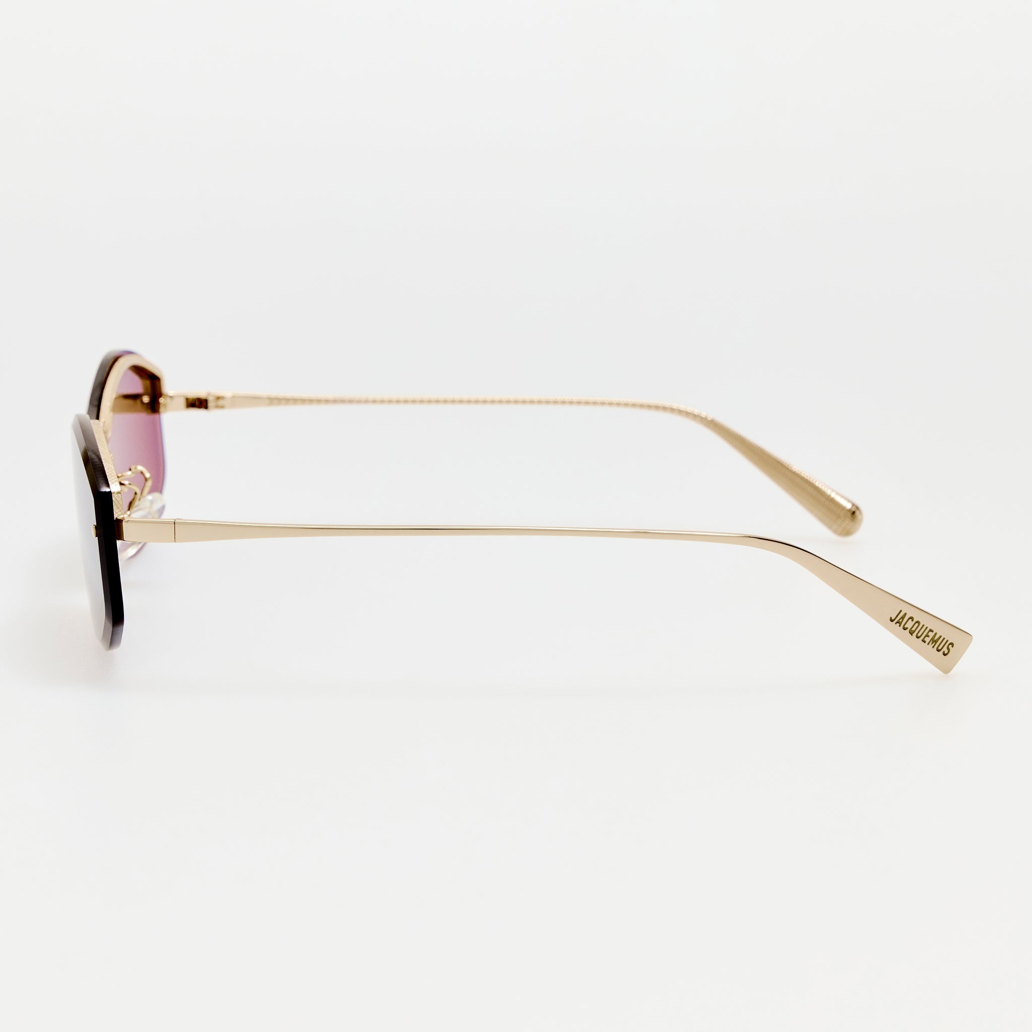 Miami Sunglasses in Gold - LINDA FARROW-Sunglasses-