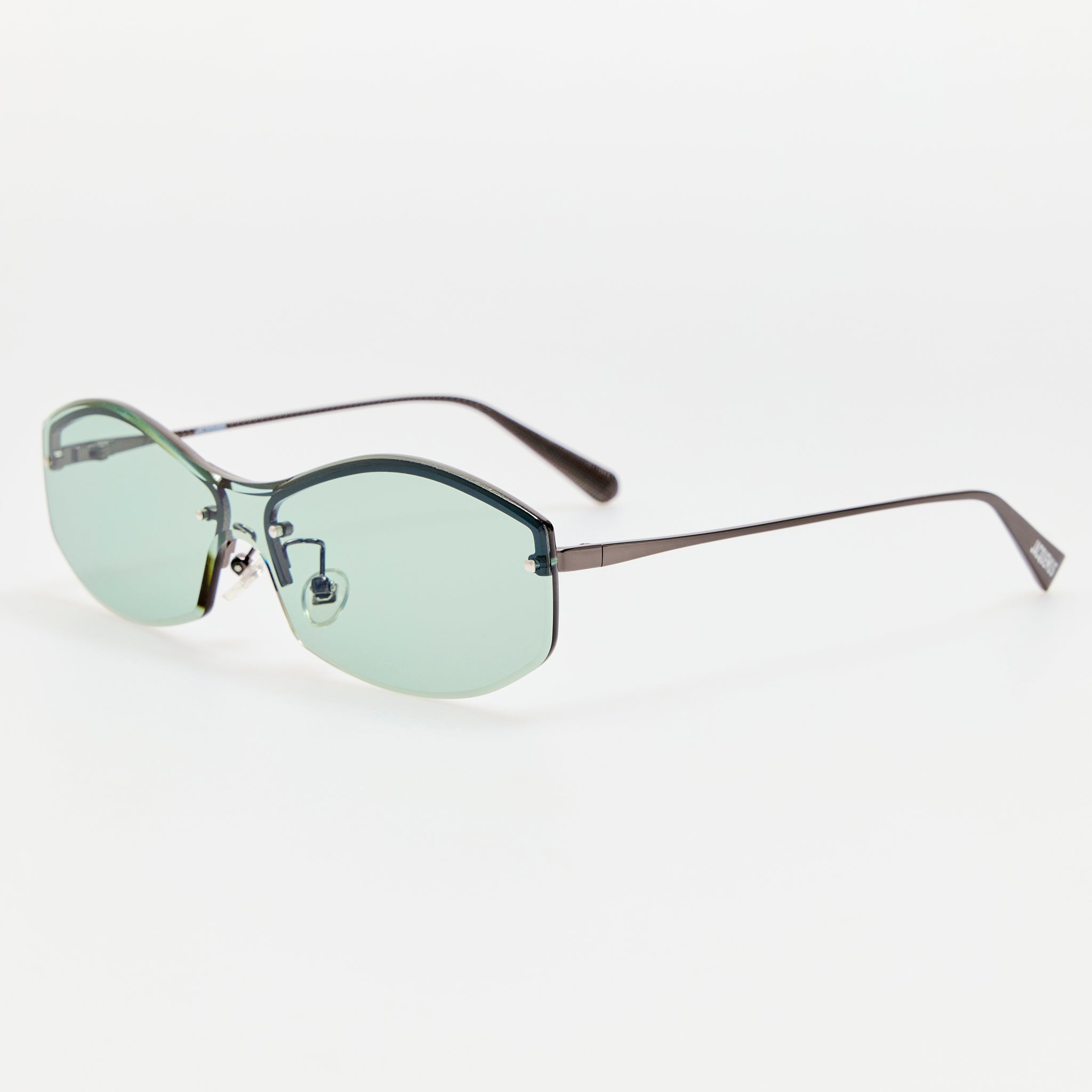 Miami Sunglasses in Nickel - LINDA FARROW-Sunglasses-