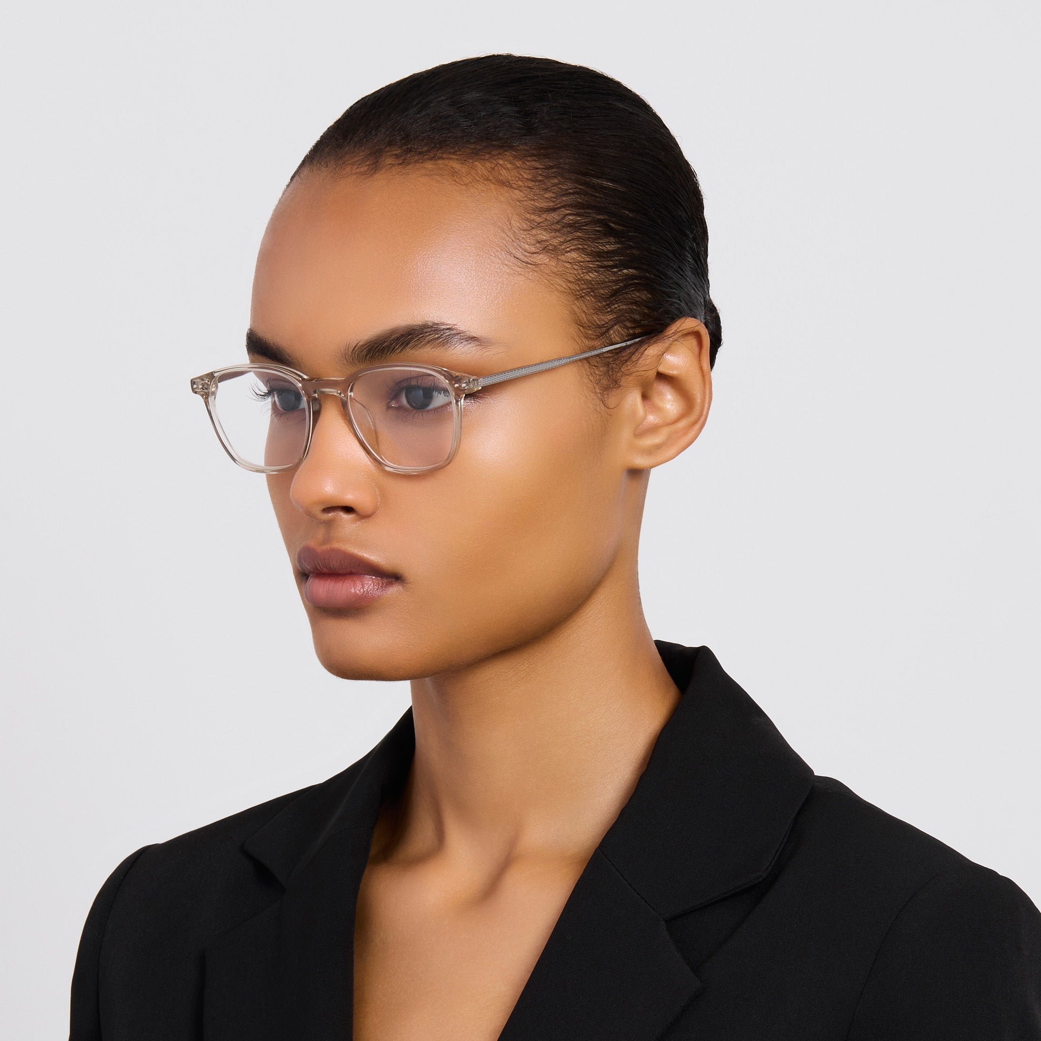 Micky Optical in Truffle - LINDA FARROW - Optical Frame - 