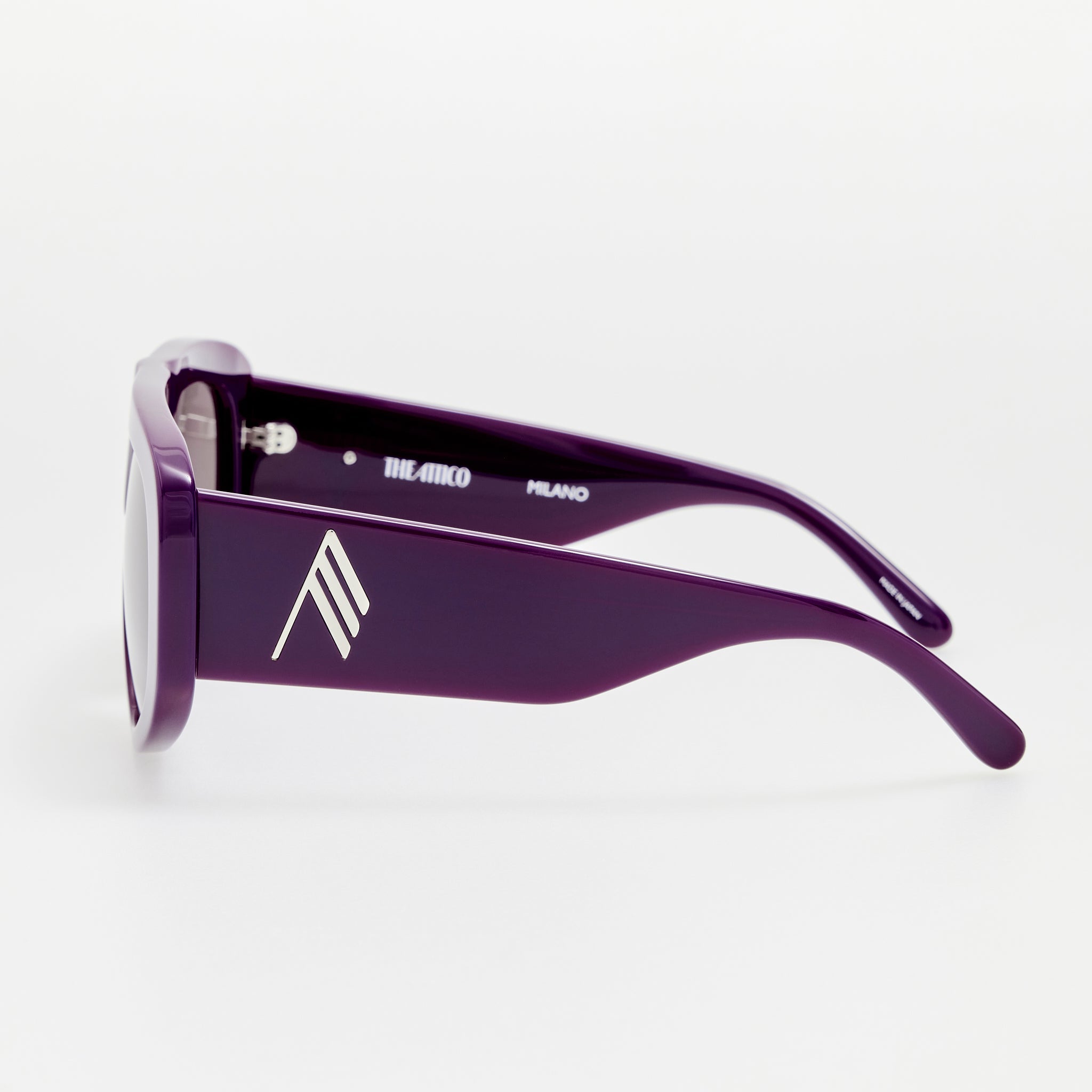 Milano Sunglasses in Mauve - LINDA FARROW-Sunglasses-