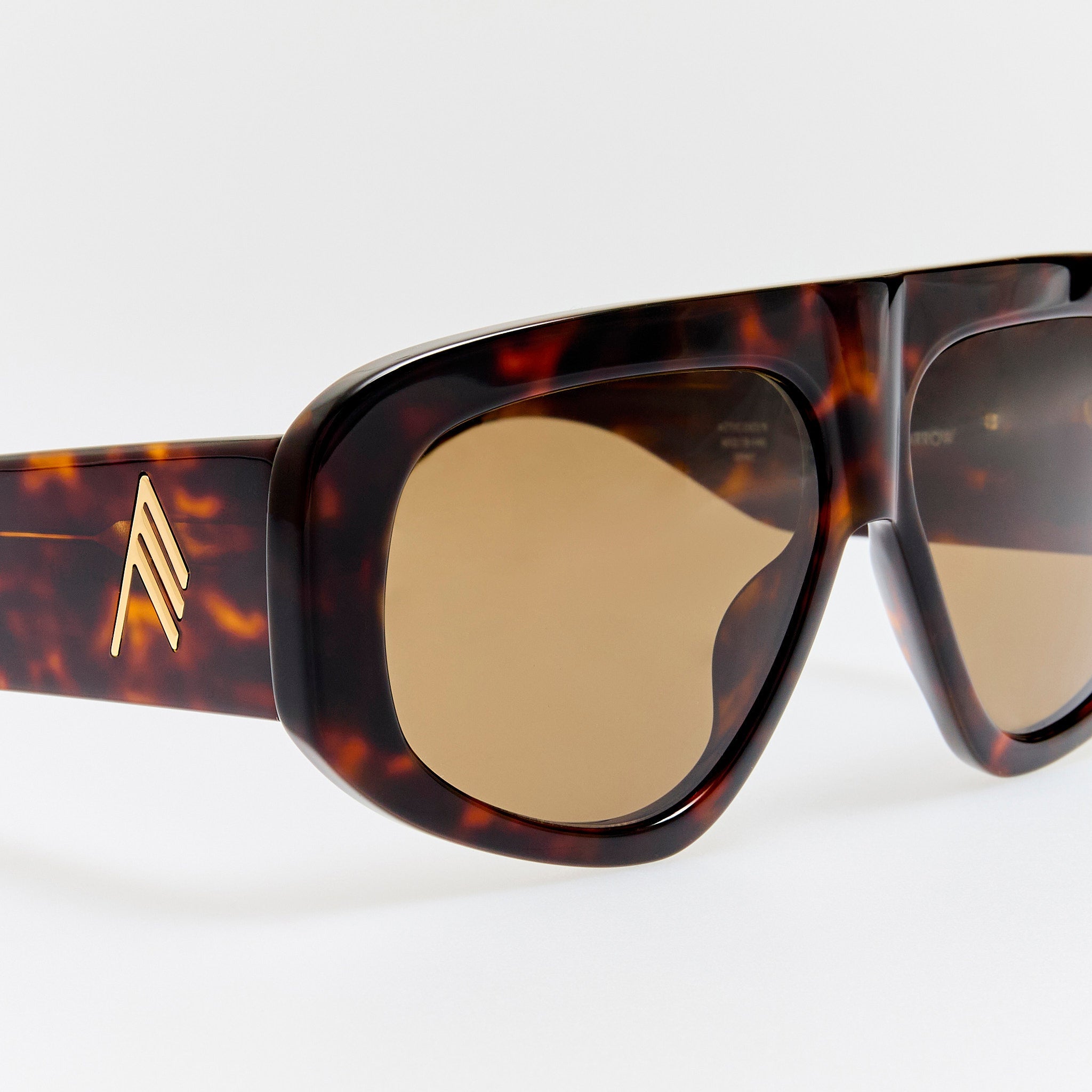 Milano Sunglasses in Tortoiseshell and Brown - LINDA FARROW - Sunglasses - 
