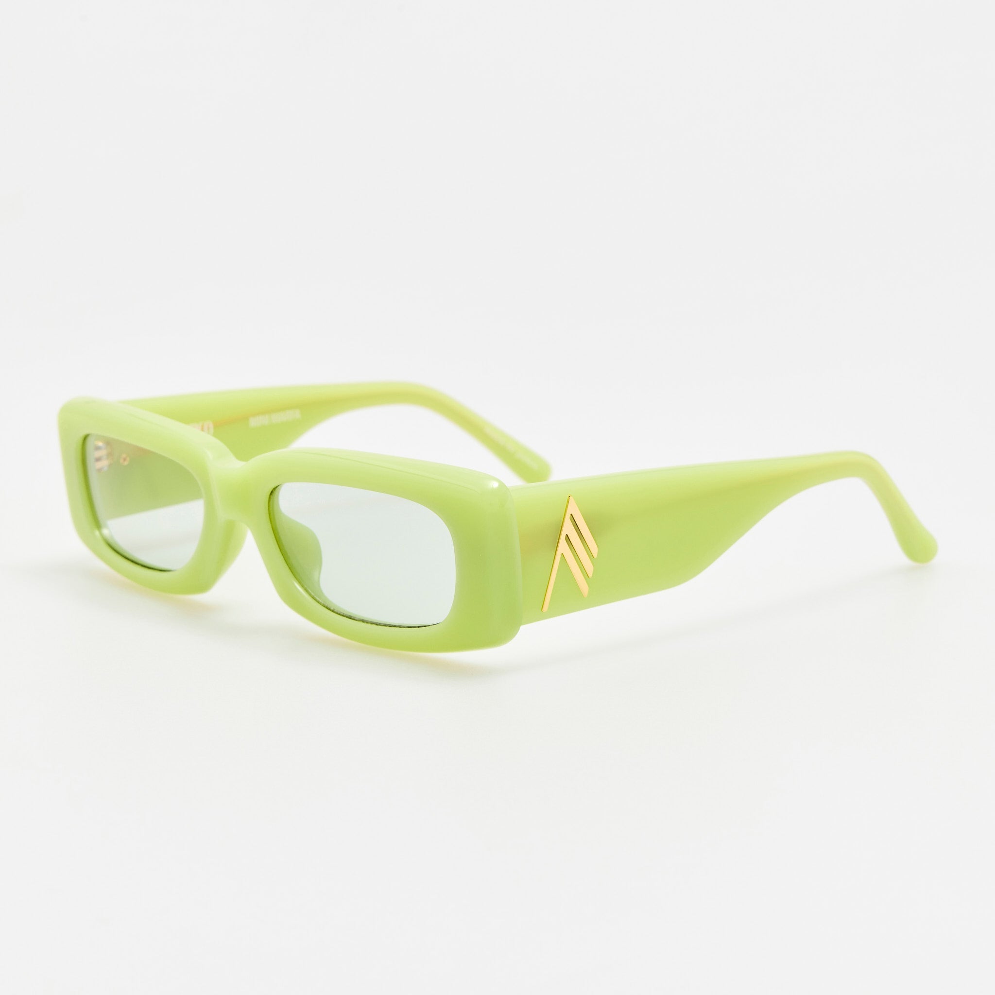 Mini Marfa in Acid Green - LINDA FARROW-Sunglasses-