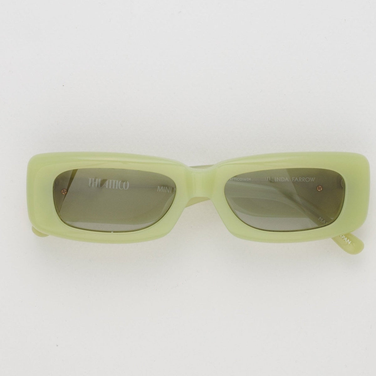 The Attico Mini Marfa in Acid Green | Linda Farrow Official Sun… display picture 1