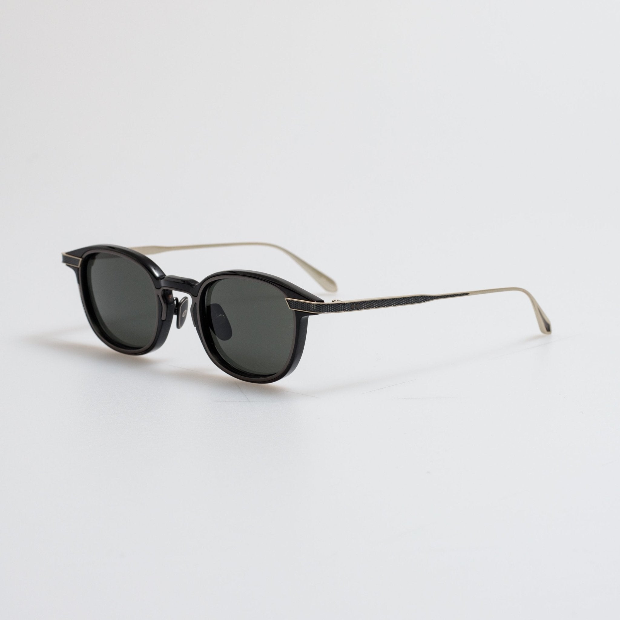 Moore Sunglasses in Buffalo Horn and 925 Sterling Silver - LINDA FARROW - Sunglasses - 