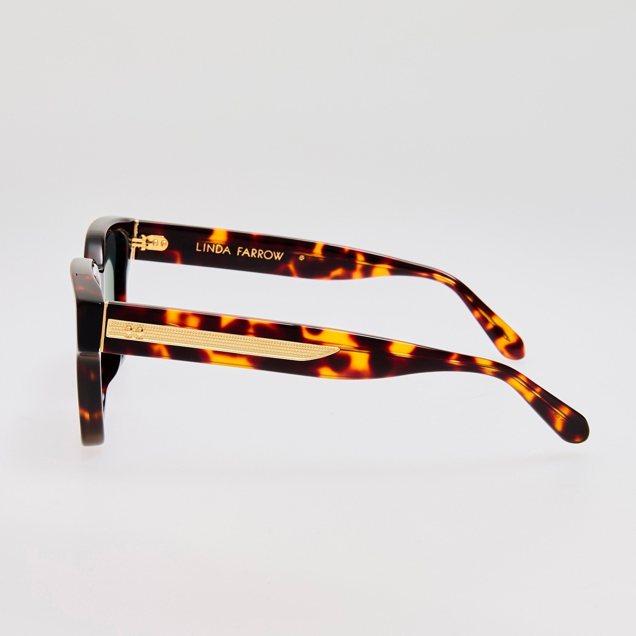 Nathan Sunglasses in Dark Tortoiseshell - LINDA FARROW - Sunglasses - 