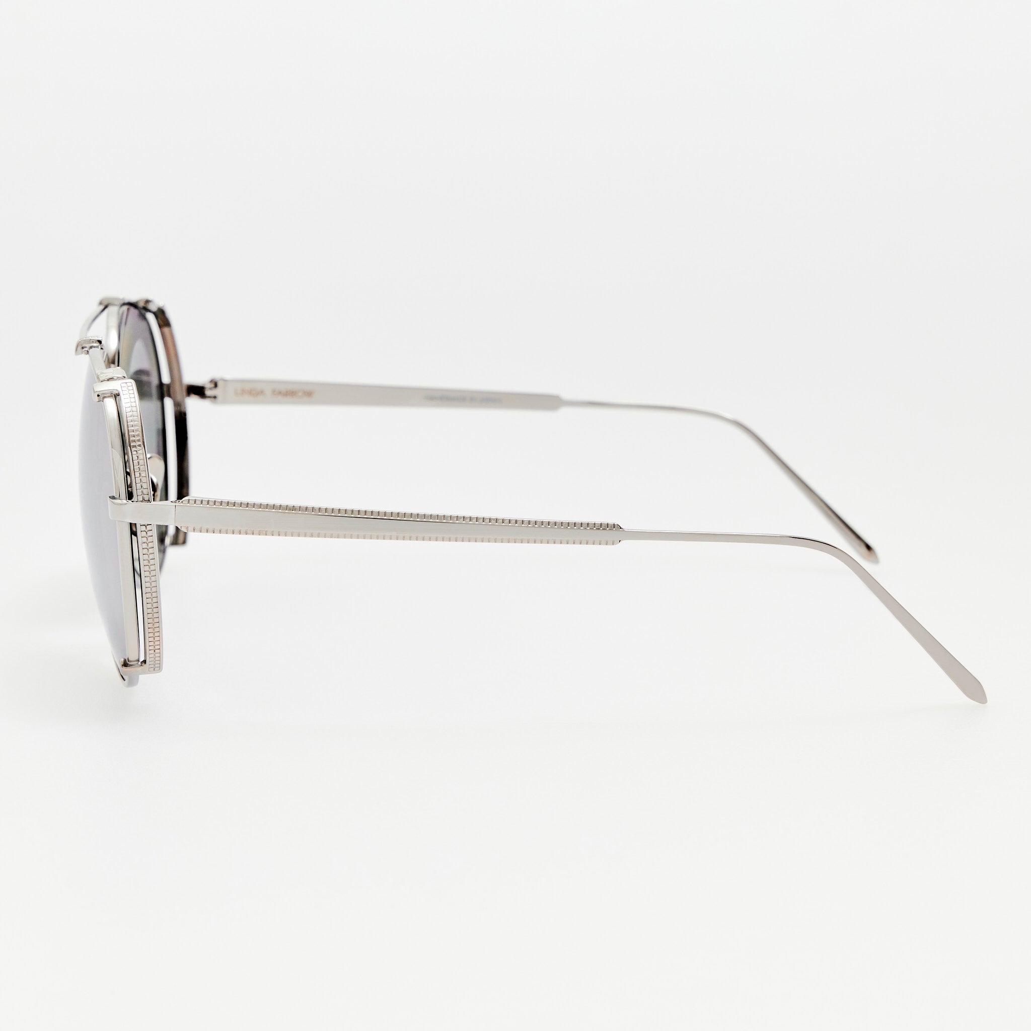 Newman Sunglasses in 22K White Gold and Platinum - LINDA FARROW - Sunglasses - 