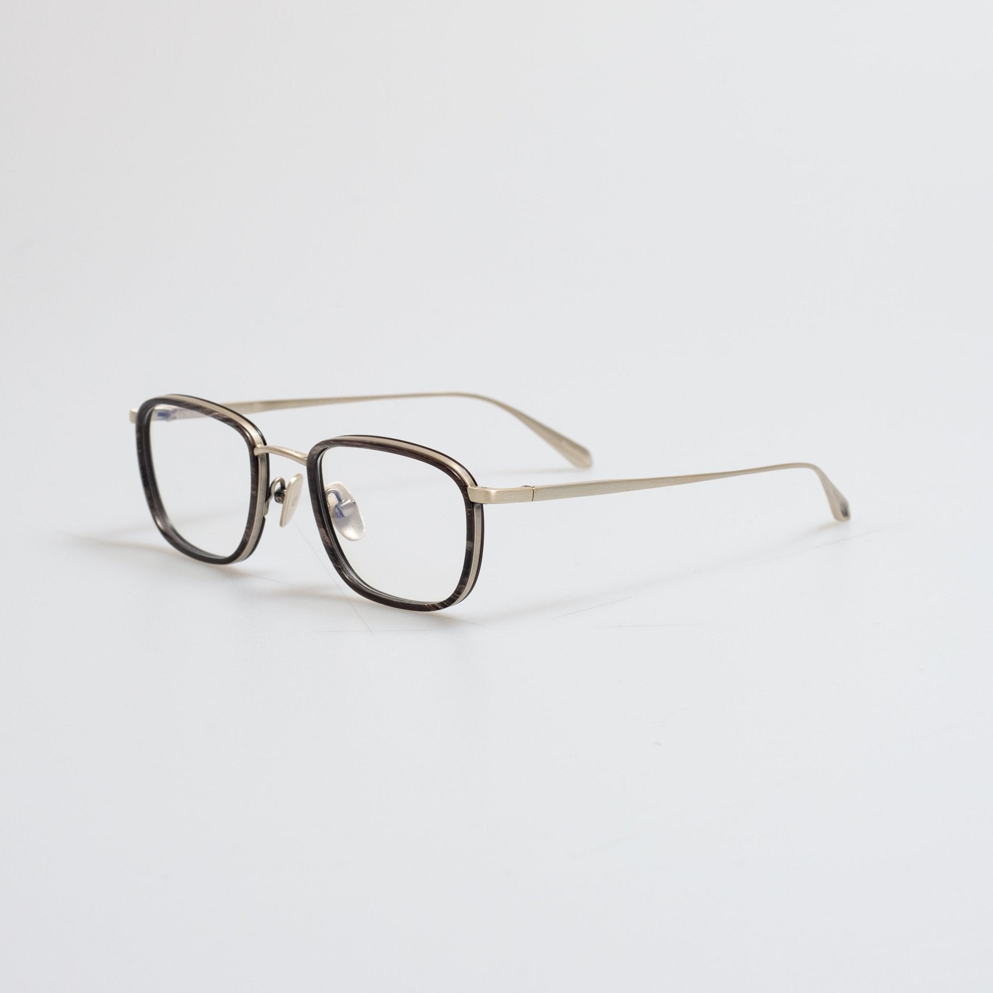Newton Optical in Buffalo Horn and 925 Sterling Silver - LINDA FARROW - Optical Frame - 