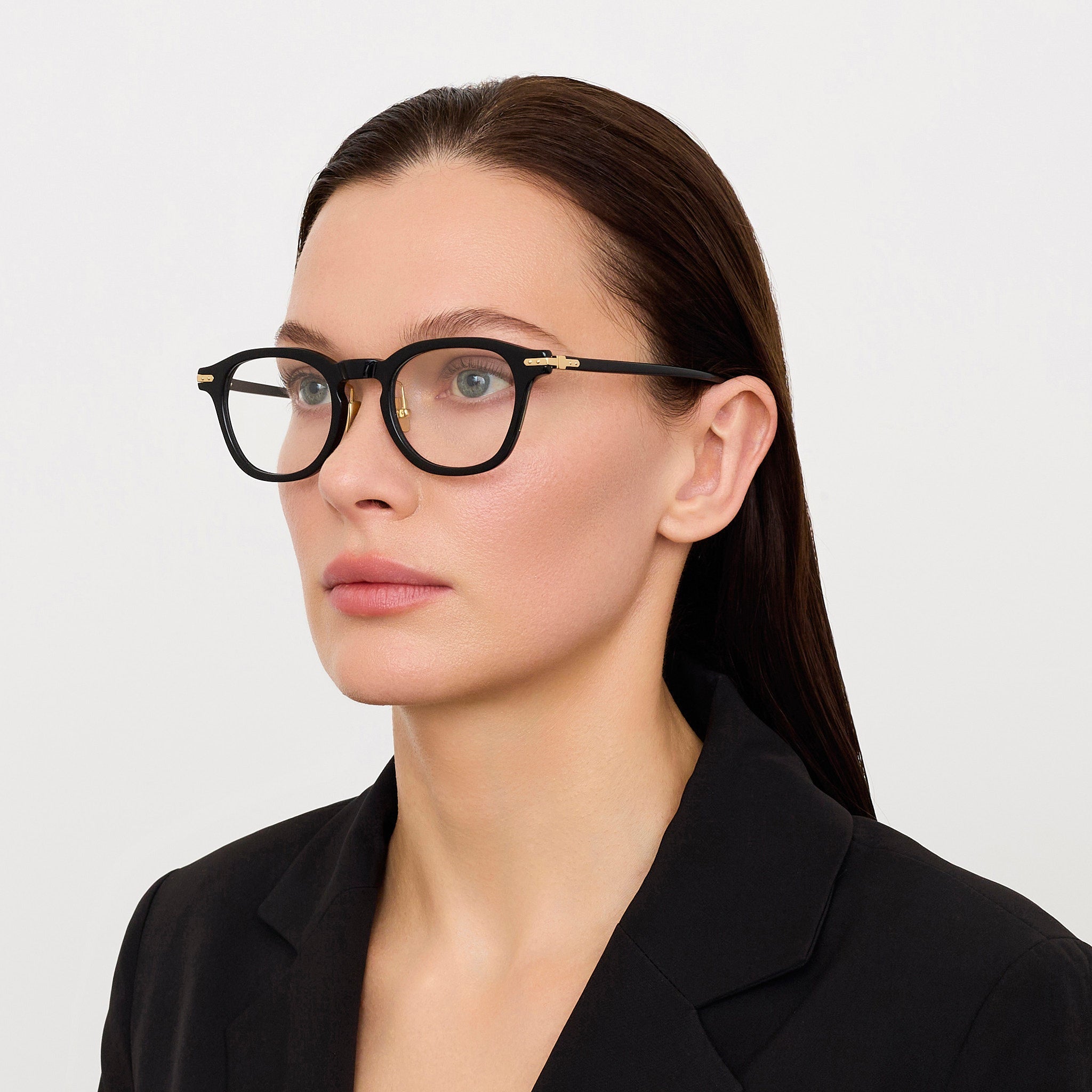 Nouvel Optical in Black - LINDA FARROW - Optical Frame - 