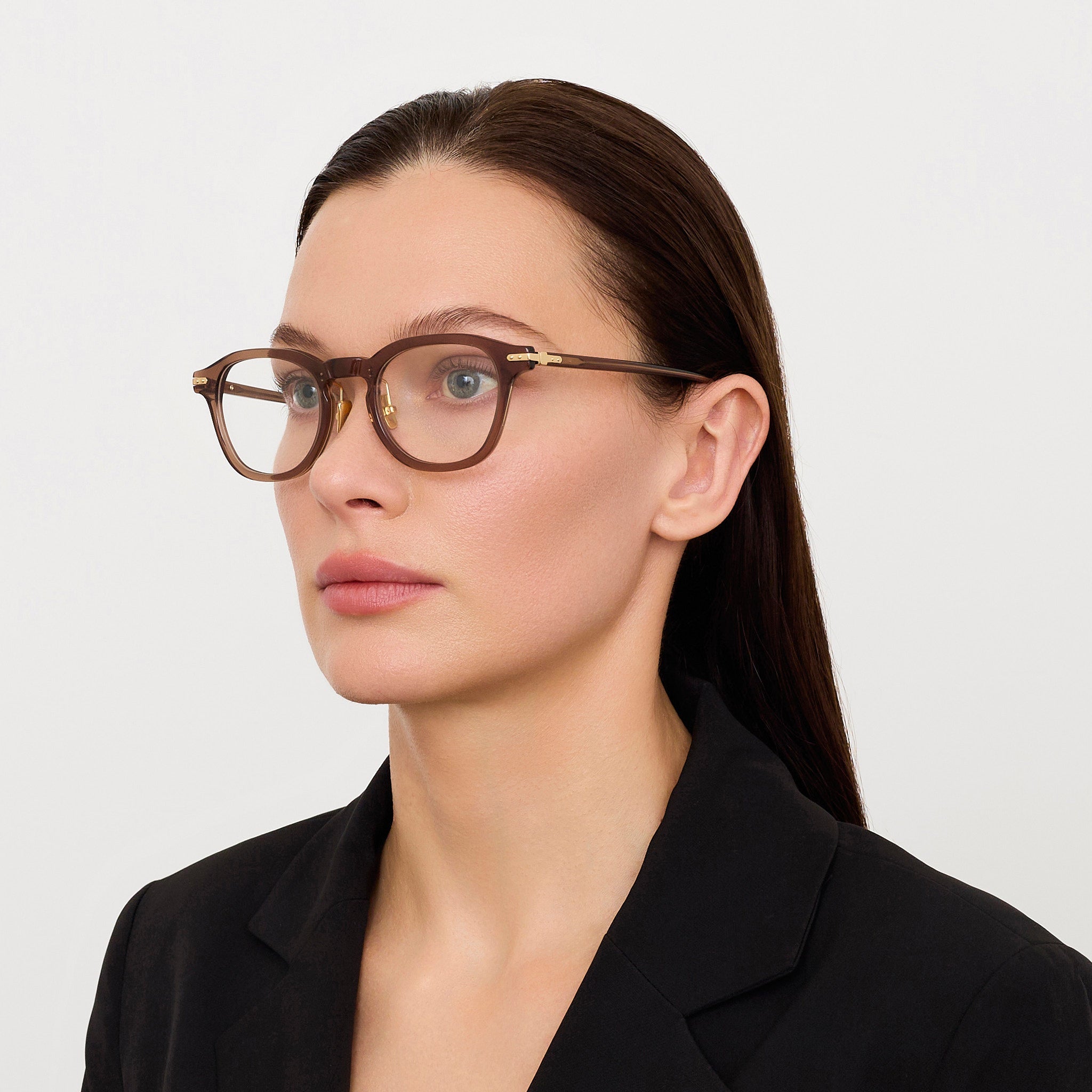 Nouvel Optical in Brown - LINDA FARROW - Optical Frame - 