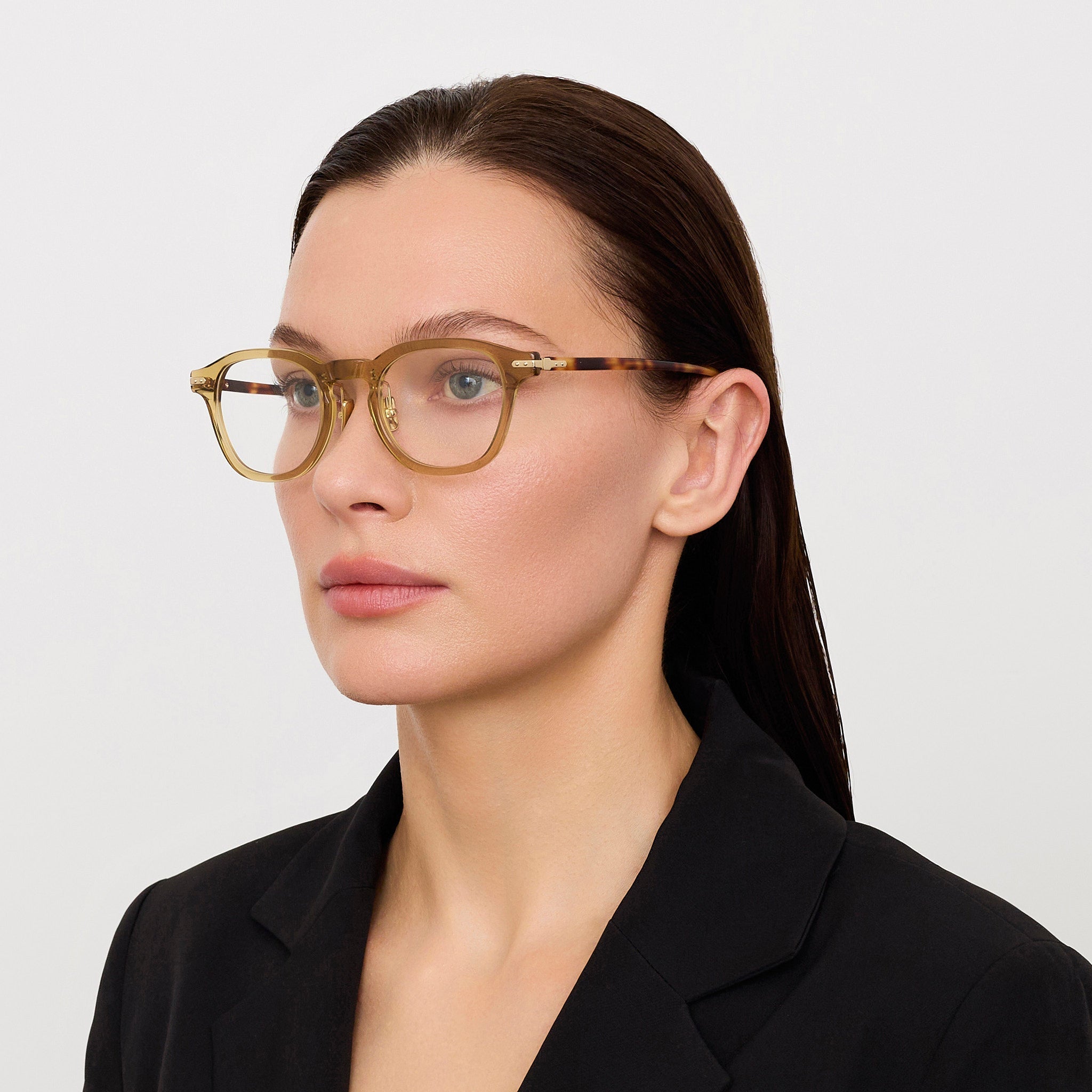 Nouvel Optical in Khaki - LINDA FARROW - Optical Frame - 