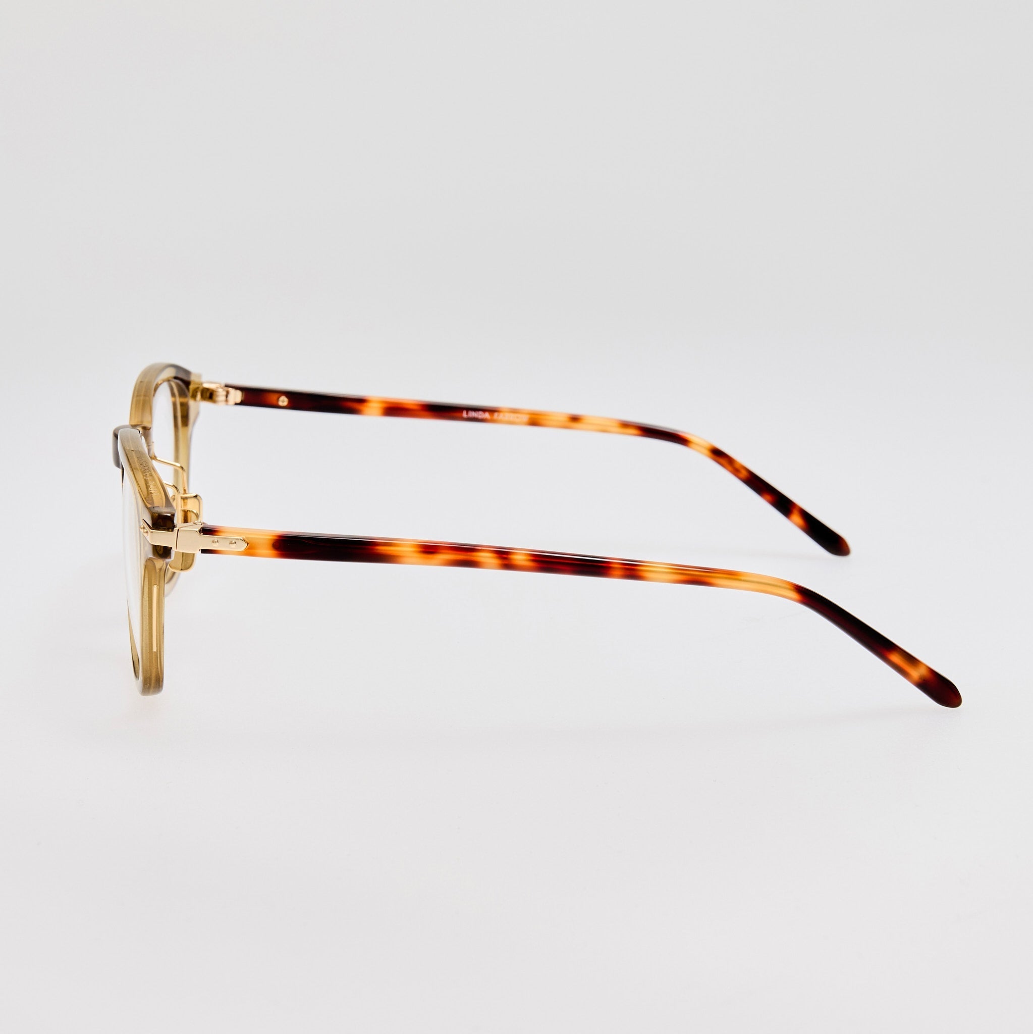 Nouvel Optical in Khaki - LINDA FARROW - Optical Frame - 
