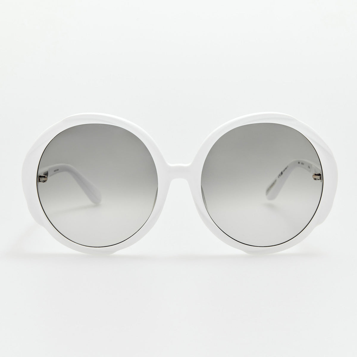 Otavia Oversized Sunglasses in White by LINDA FARROW
