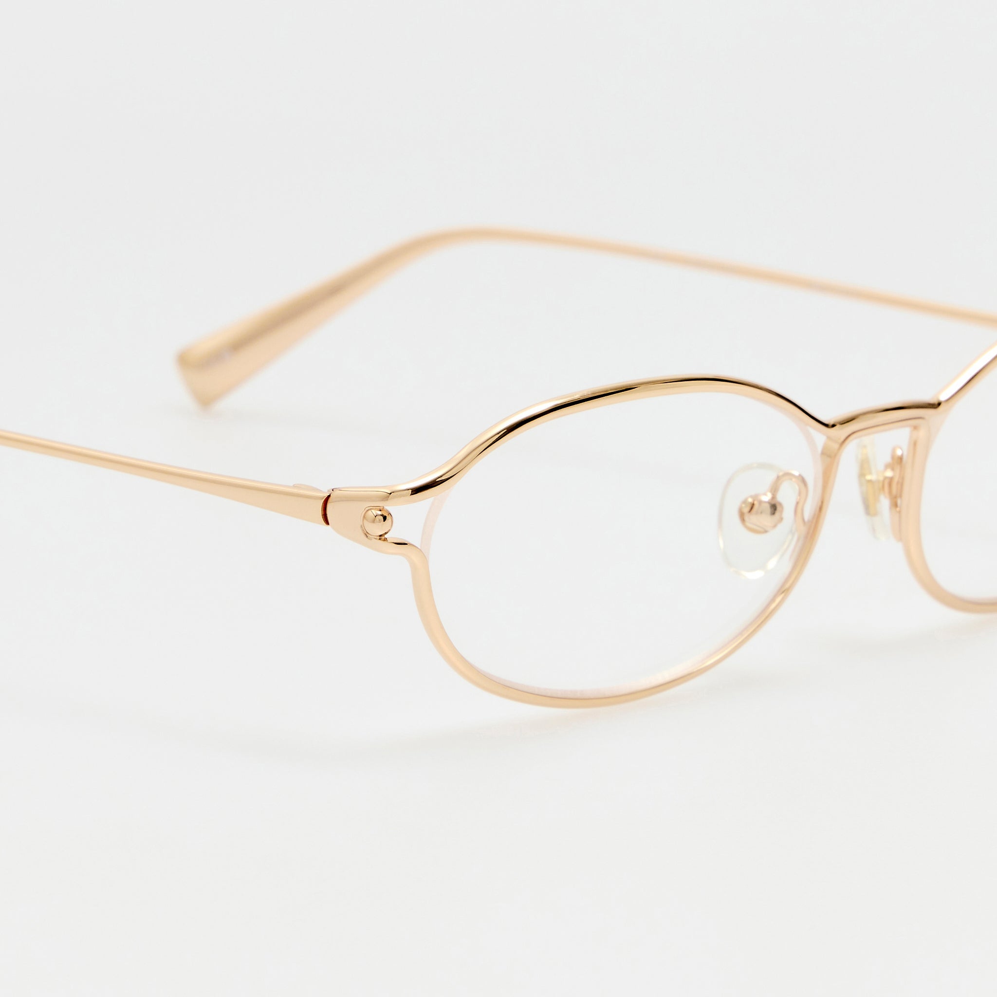 Oval Optical in Gold - LINDA FARROW-Optical Frame-